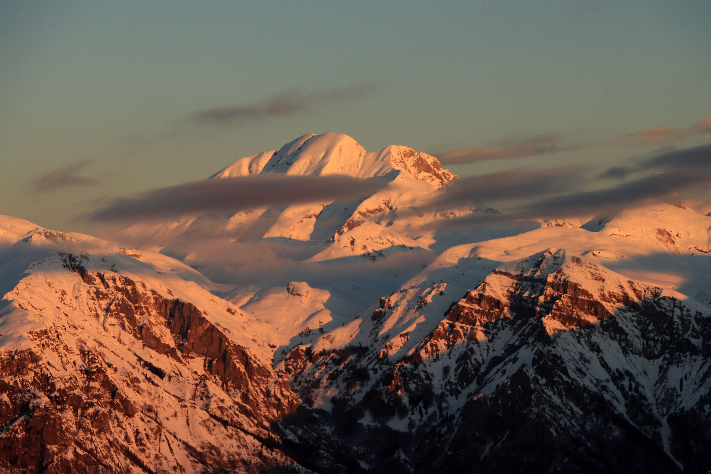 magical sunrise over the Arera