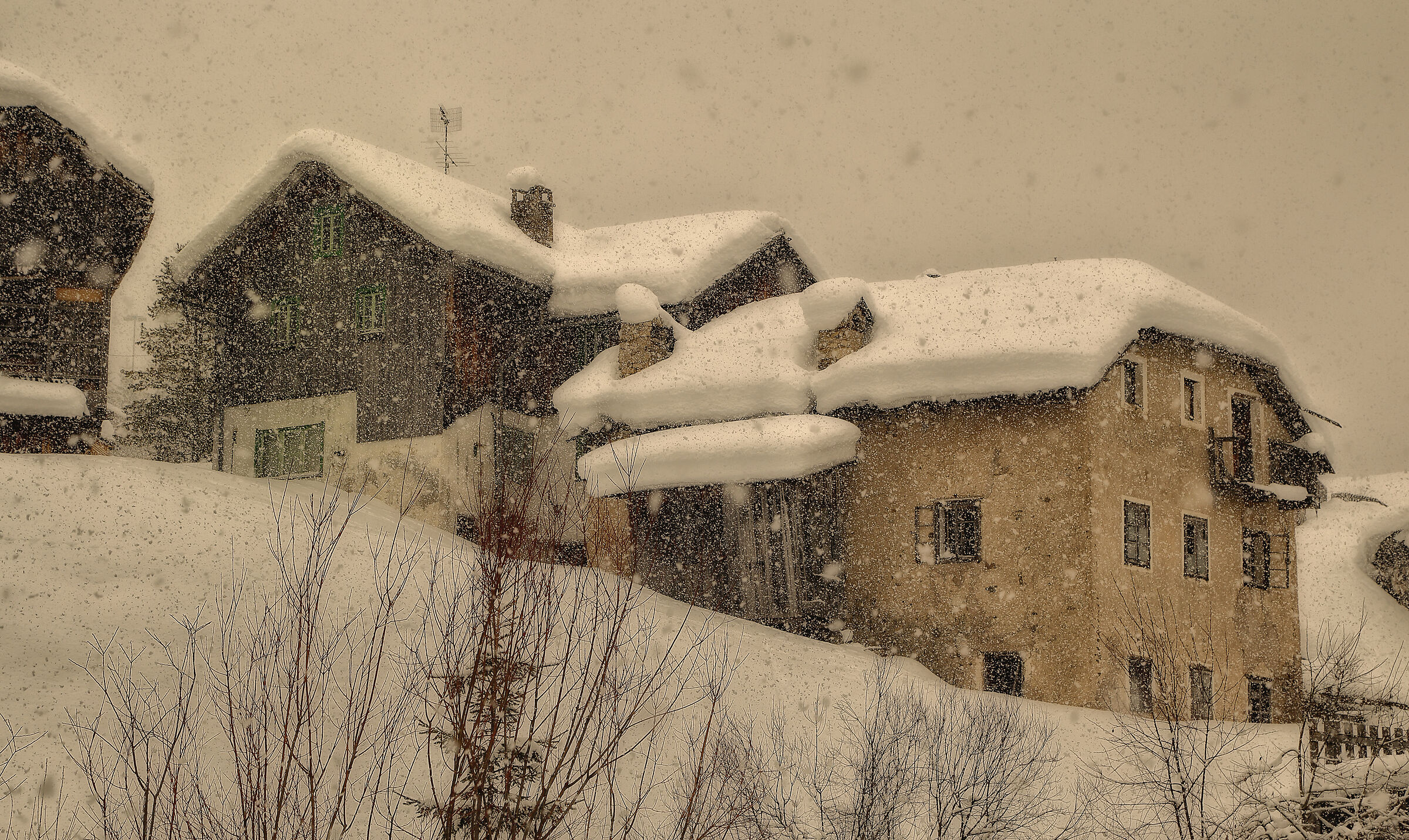 What can I say. it's still snowing!