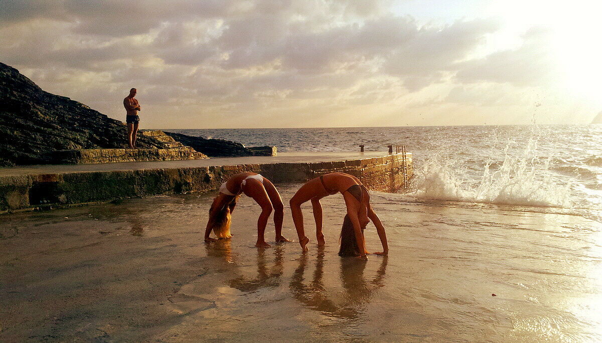 Doppio ponte in riva al mare!(Vernazza)