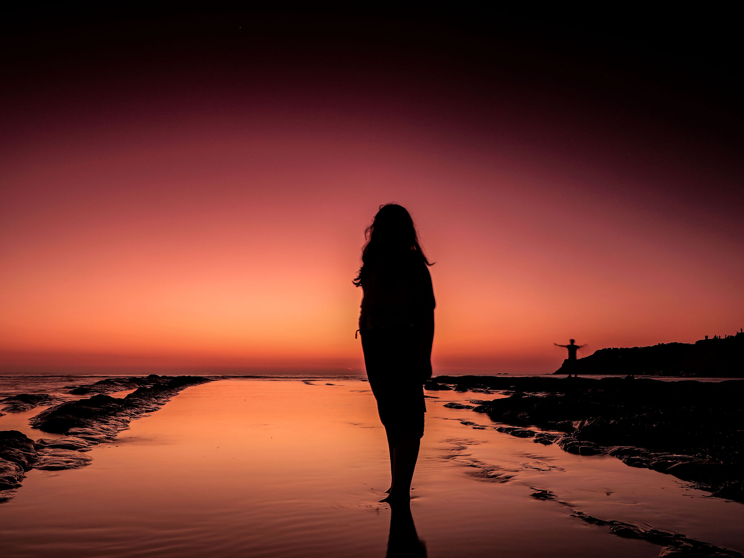 Silhouettes at sunset