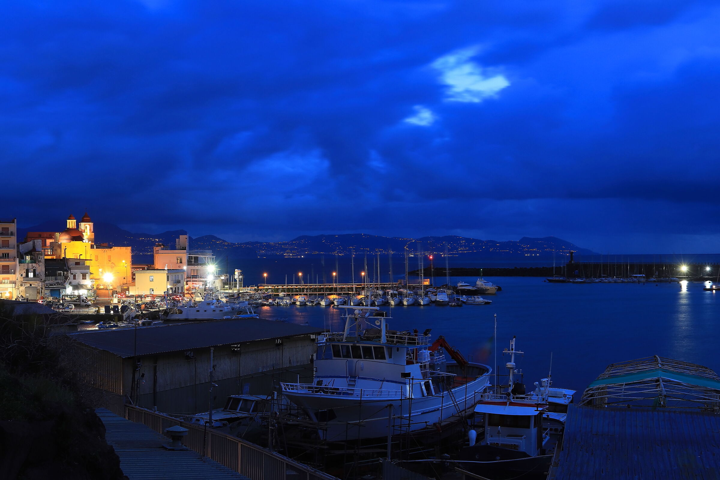 Santa Maria di Portosalvo at blue hour