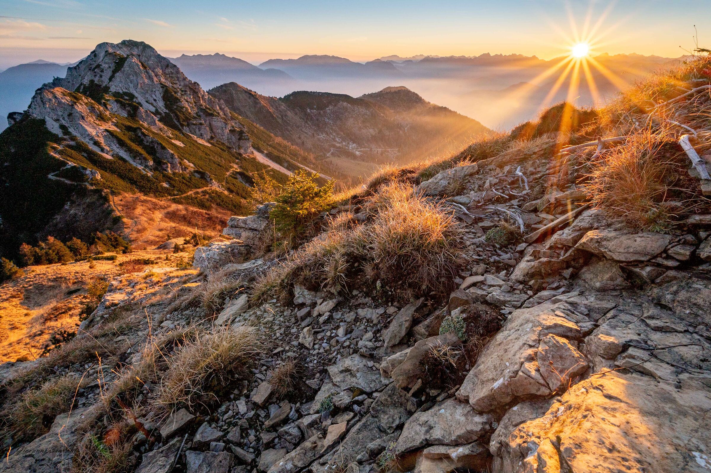 Sunset from Zoncolan 2
