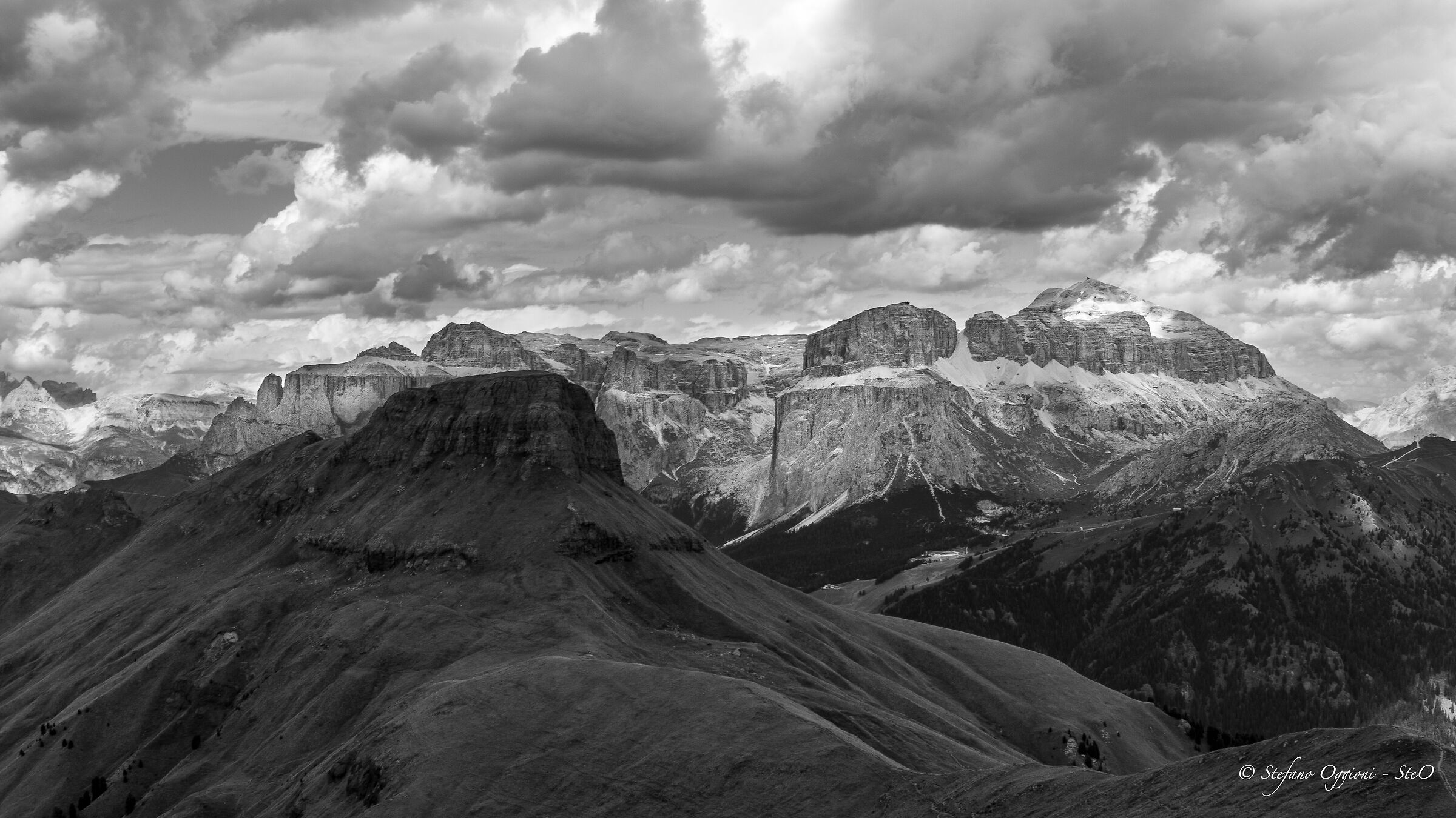 Gruppo del Sella, Sass Pordoi e Piz Boè