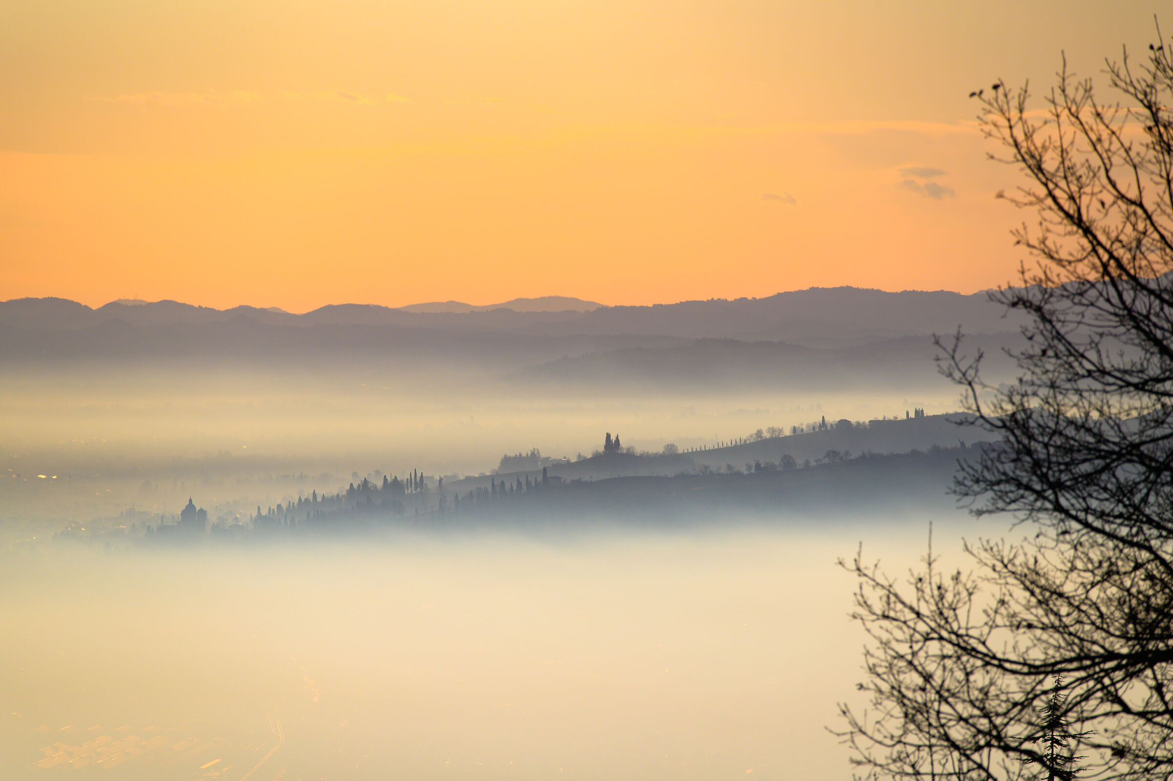The first hills of Fiorano (MO)