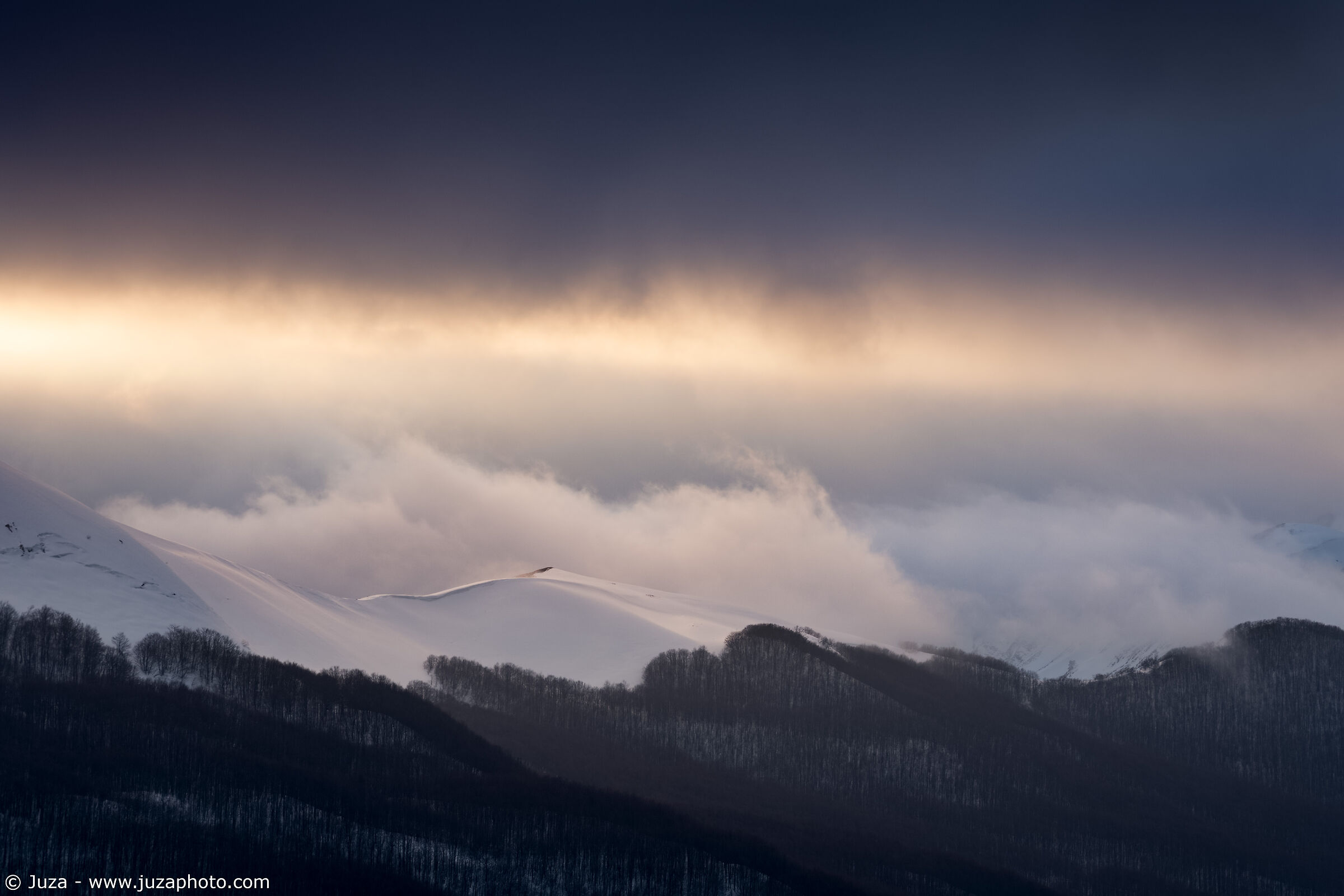 Clouds, light and trees