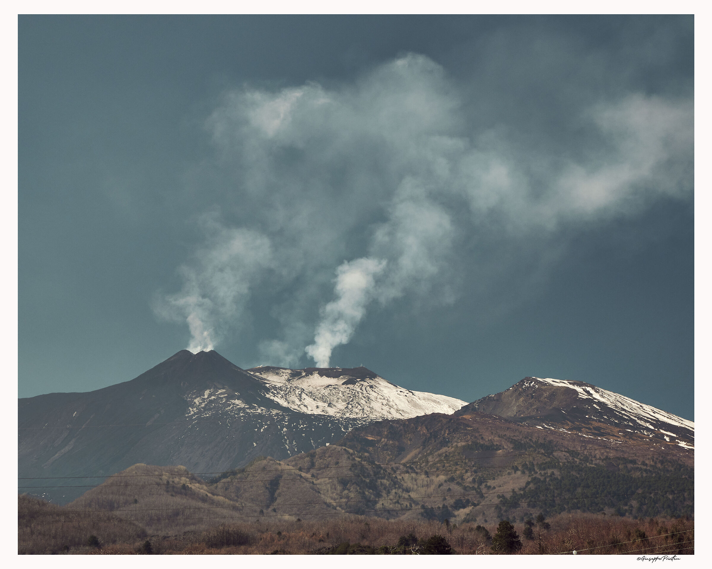 Two fireplaces and lots of smoke