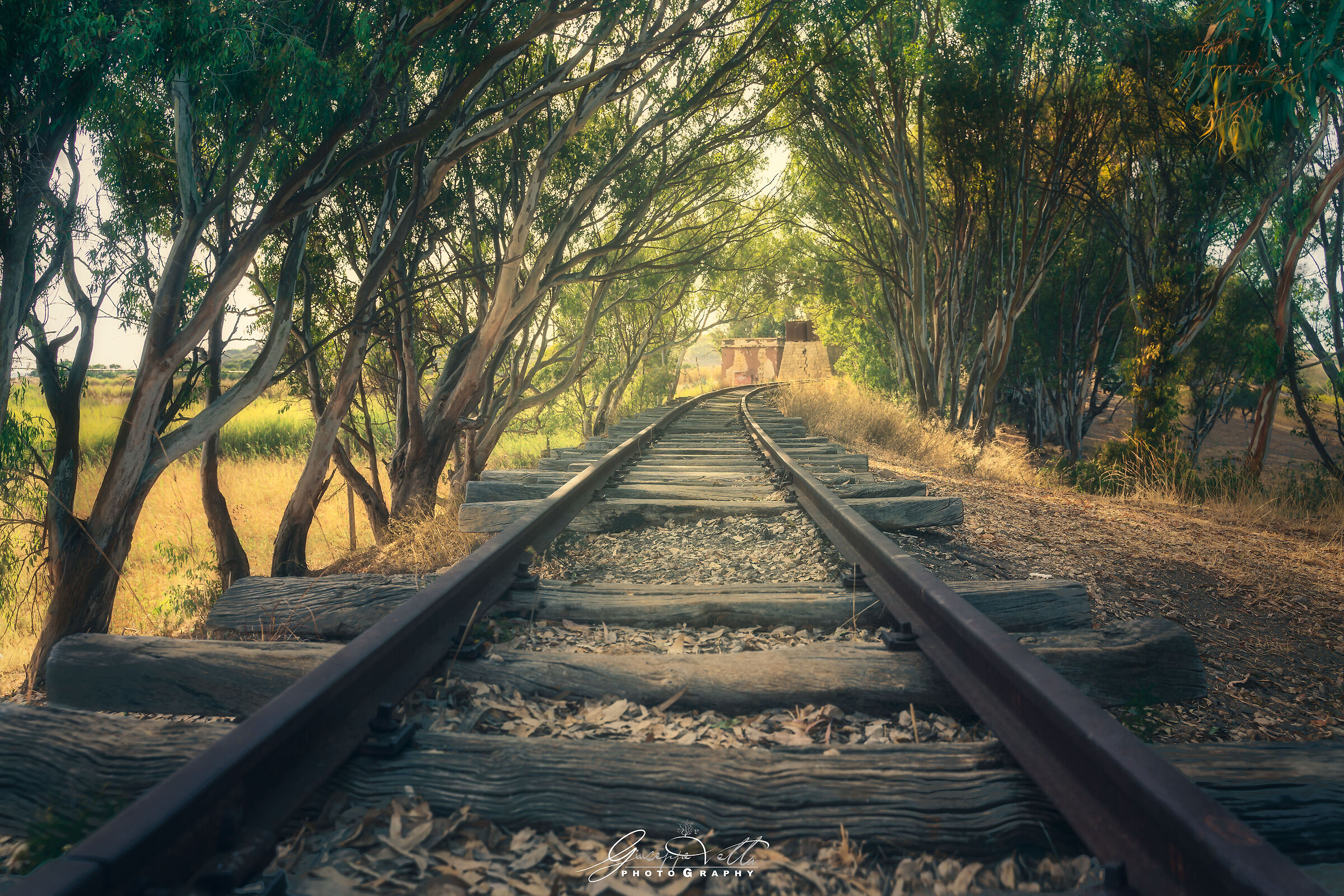 un antica linea ferroviaria