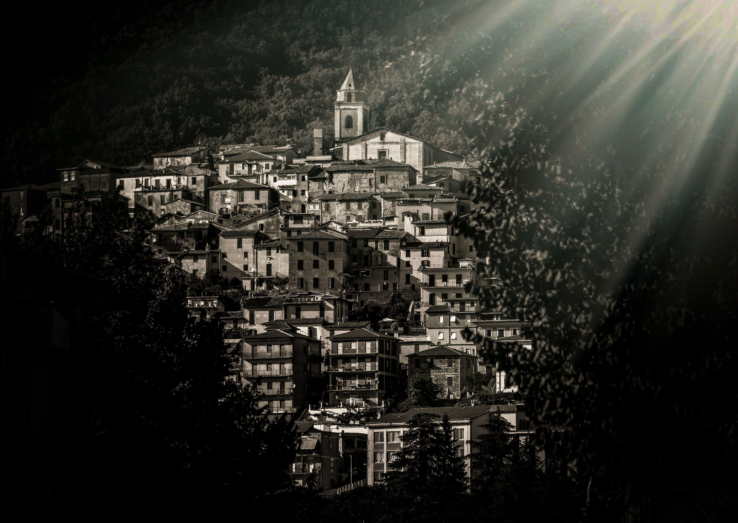 Fiuggi (Frosinone) - panoramica centro storico