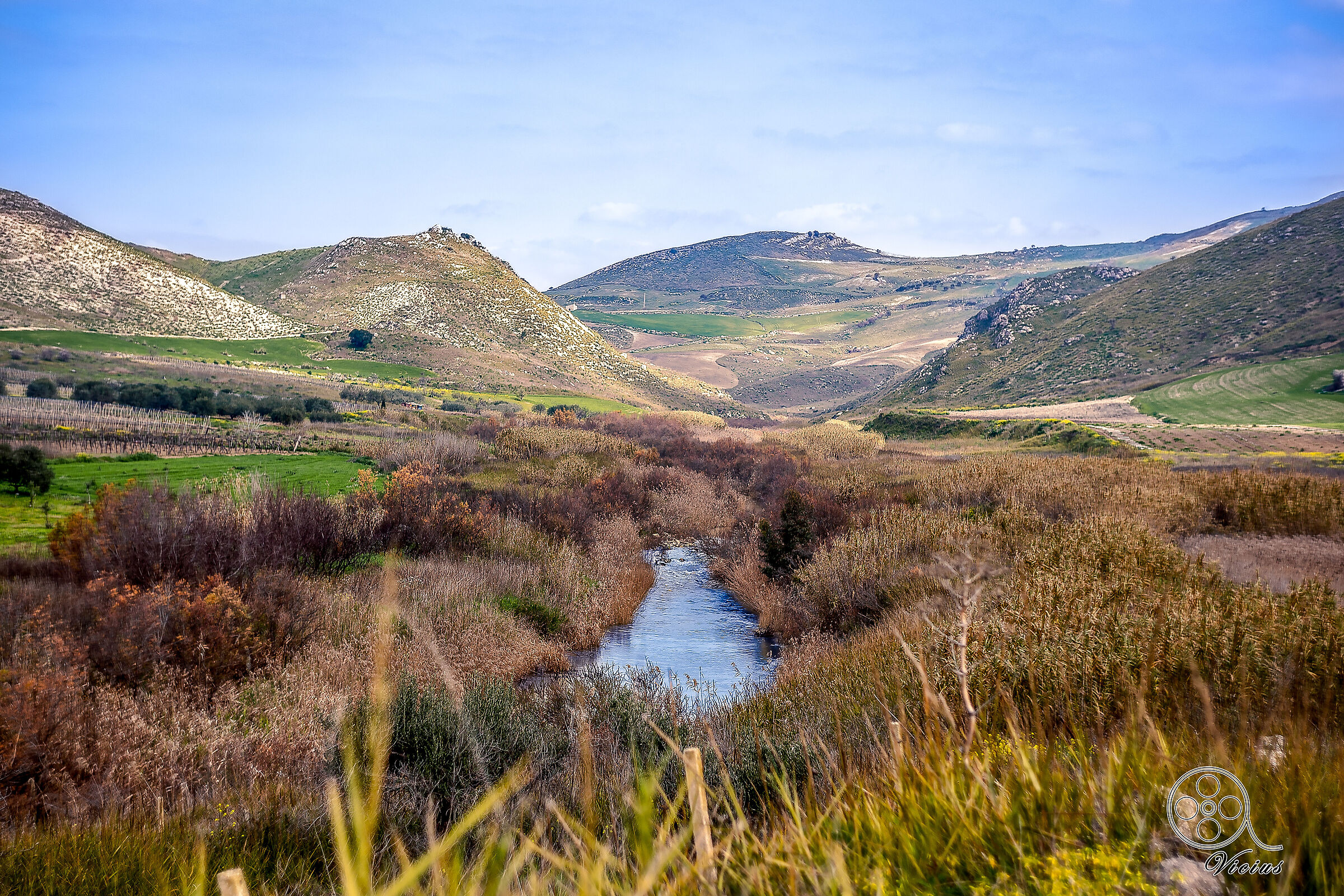 il fiume Salso tra le montagne