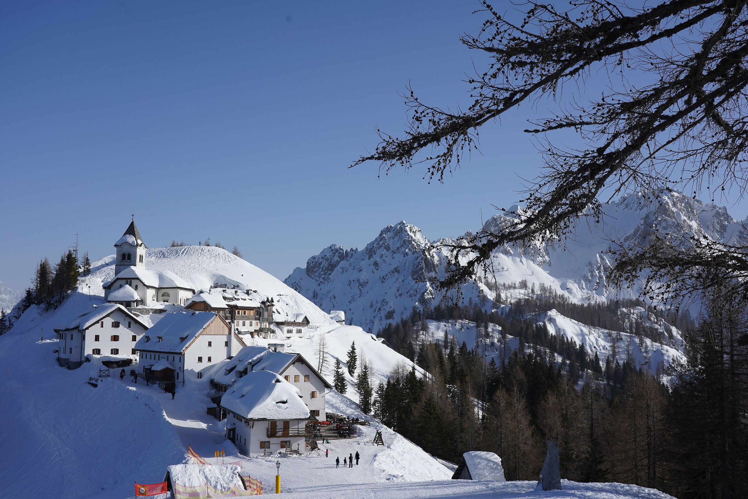 In cima al Monte Lussari