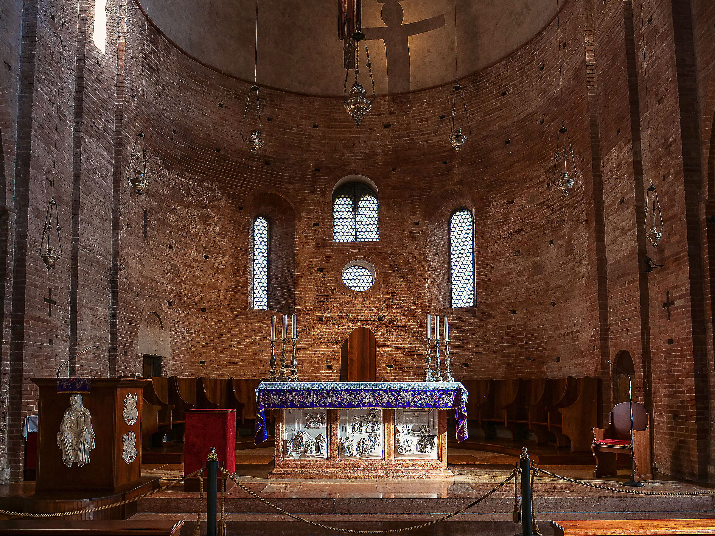 The abbey's high altar