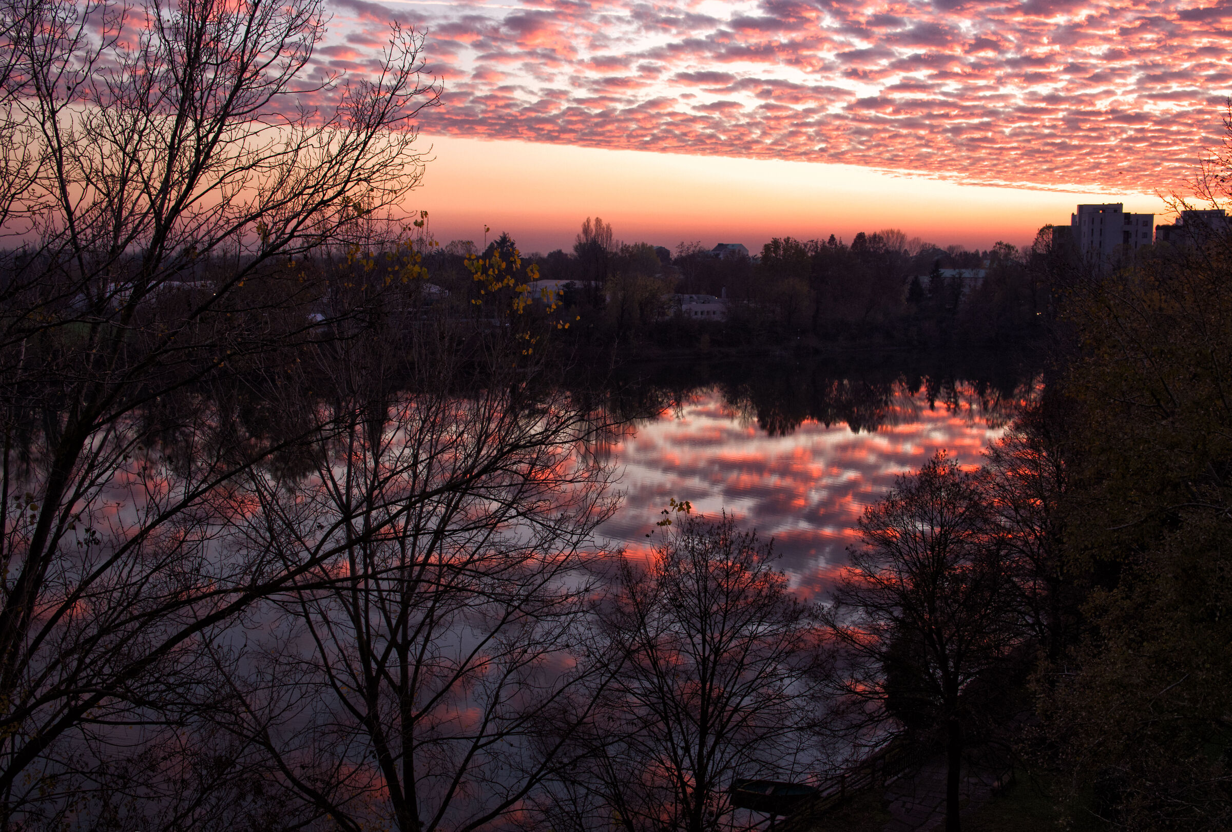 Sunset over Lake Malaspina