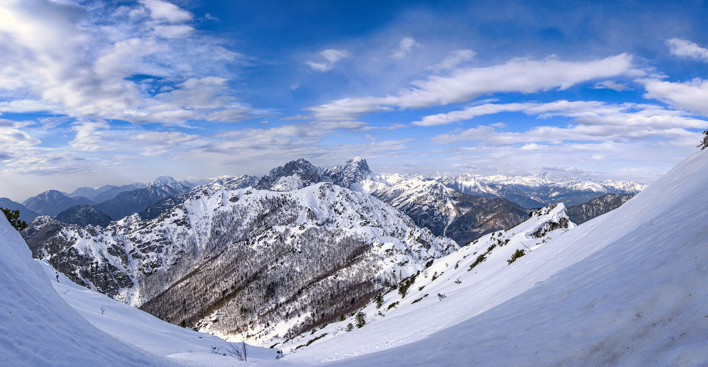 View of the Carnic Alps
