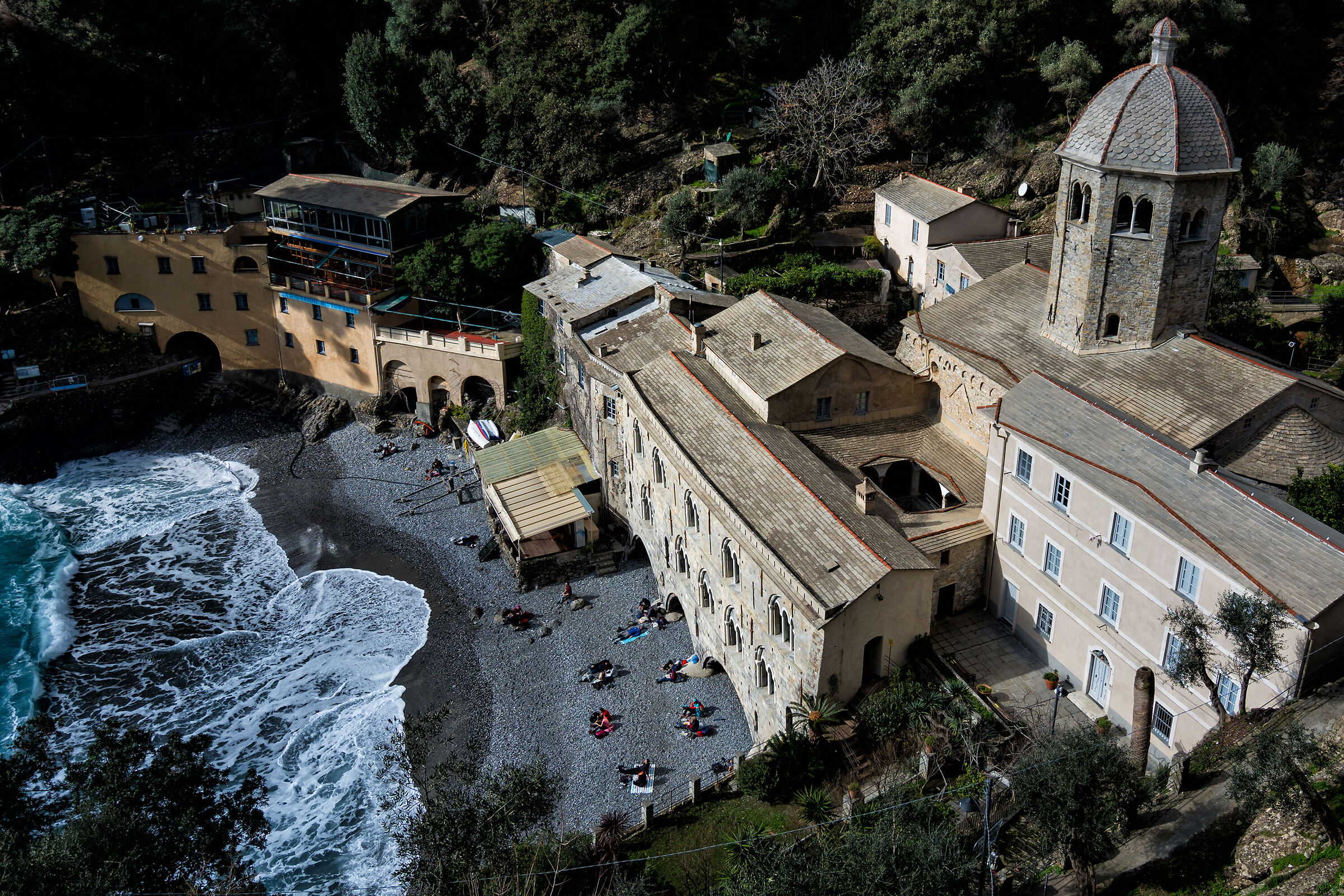 San Fruttuoso dall'alto