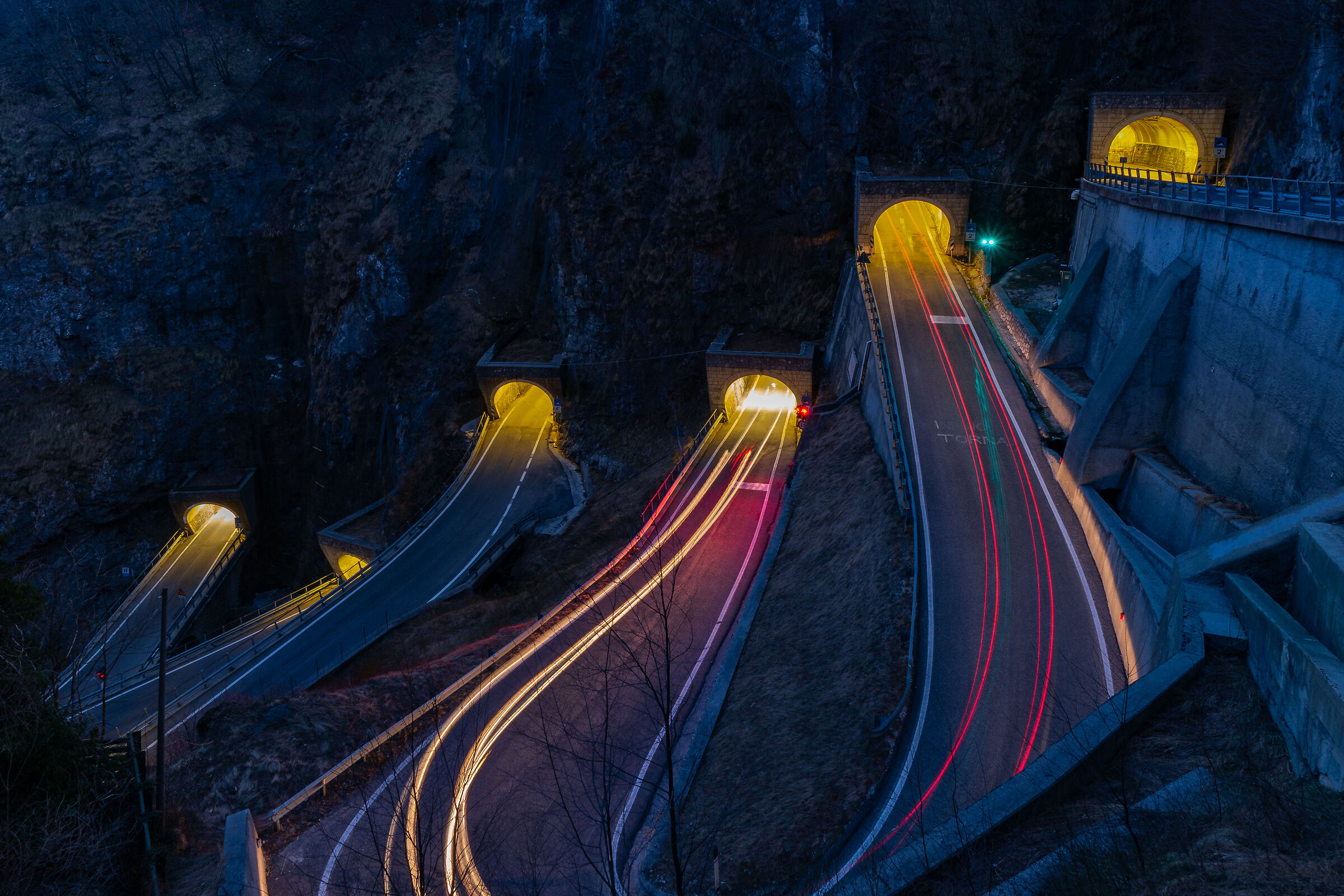 Passo San Boldo - "classica sciata di luci"