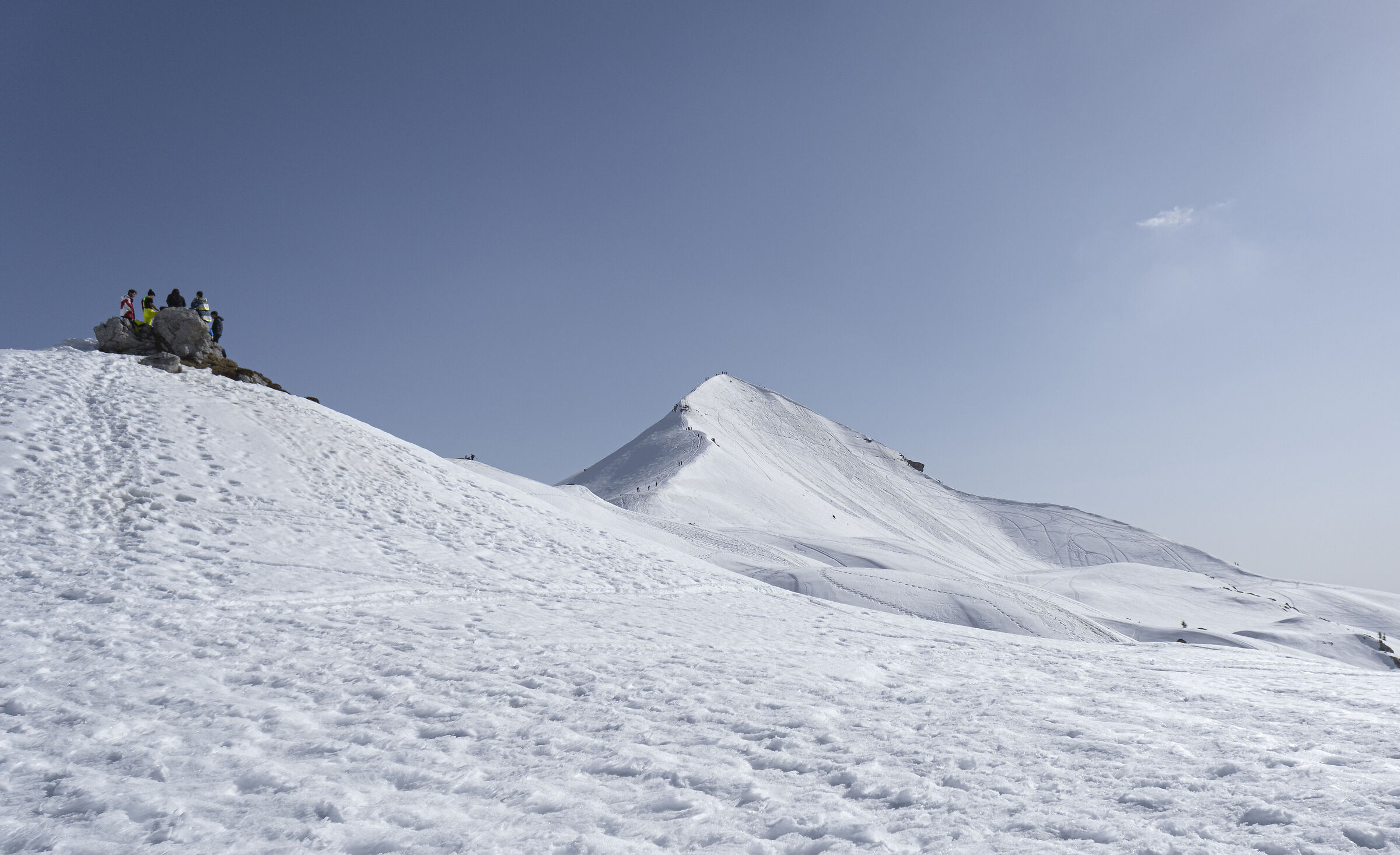 Looking at the ridge
