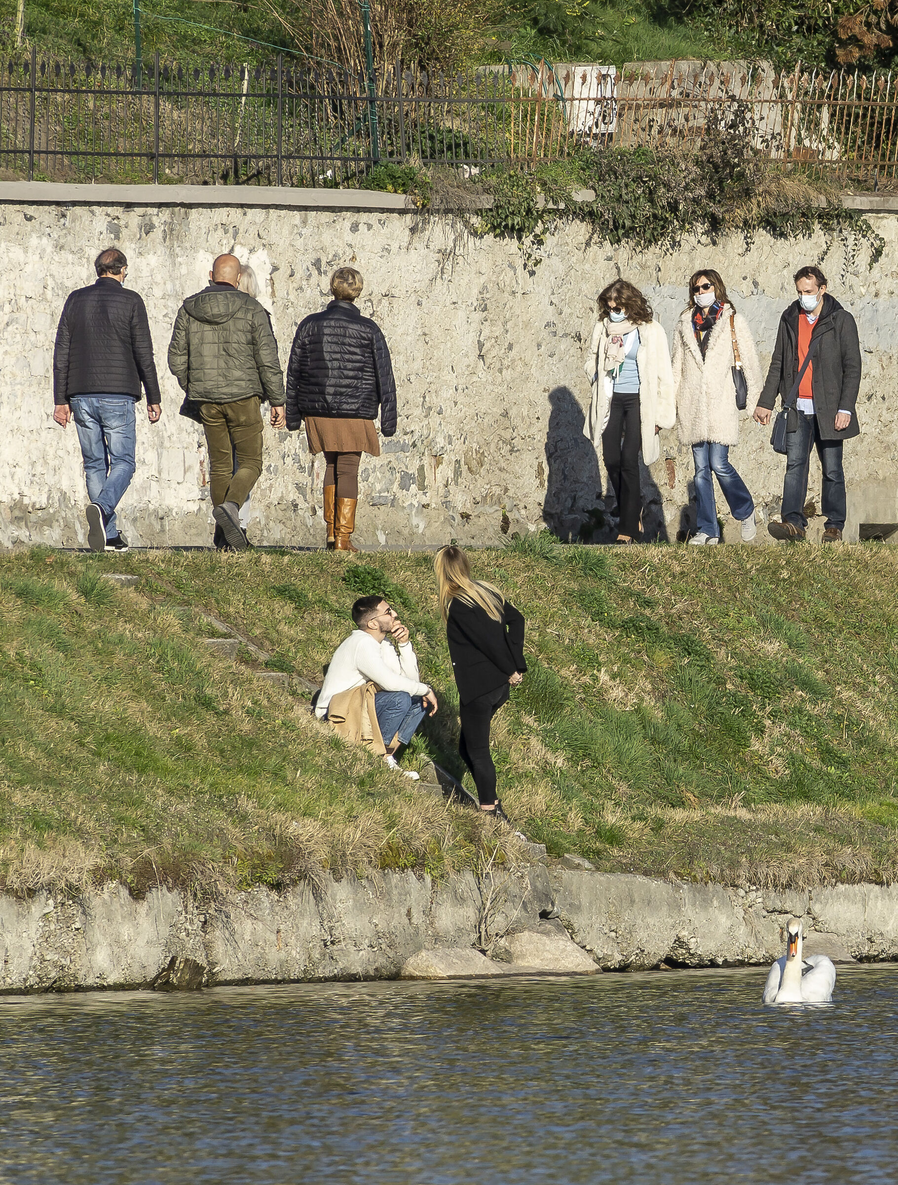 Passeggiata domenicale prima della "zona arancione&quot...