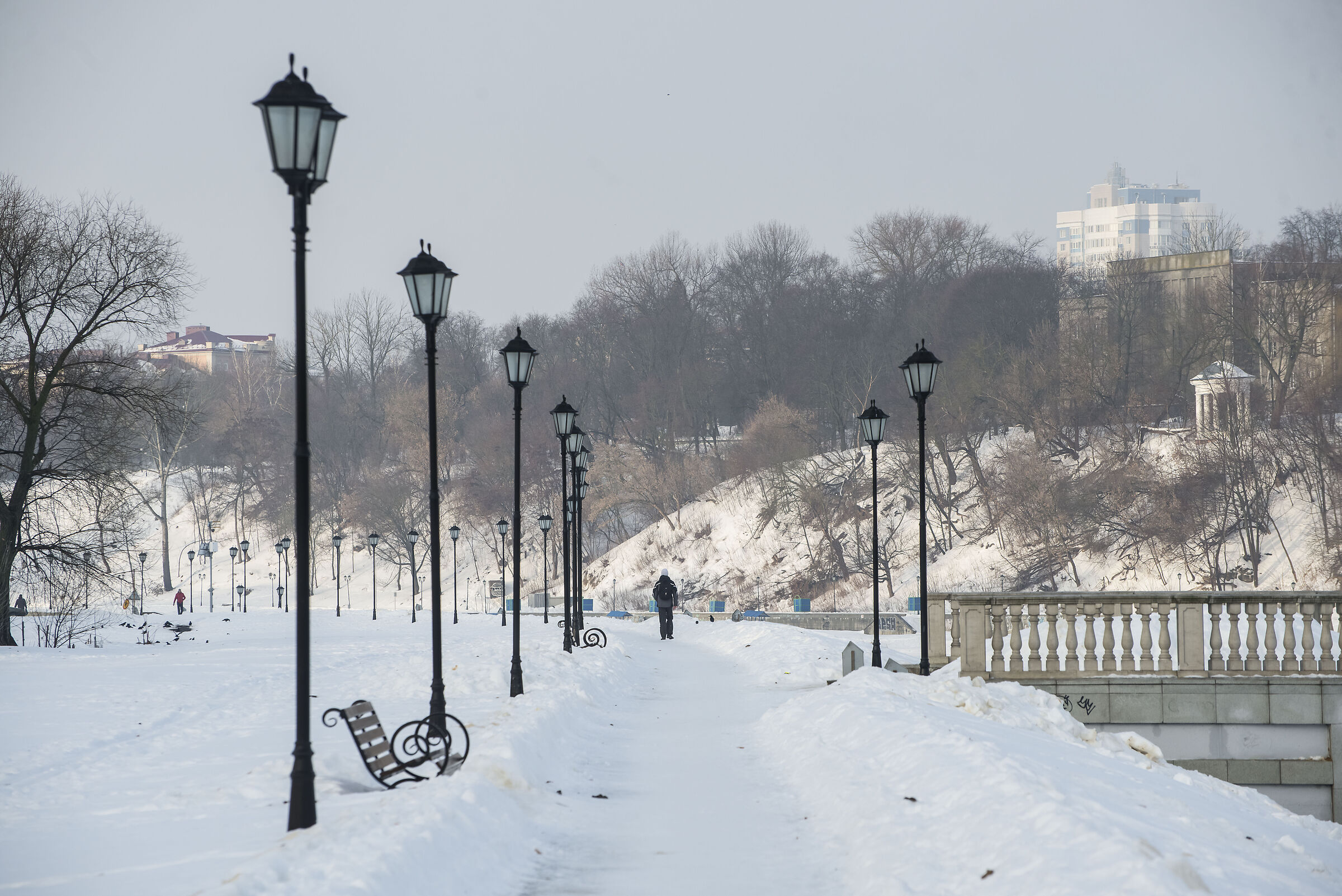 When the winter was going away ***