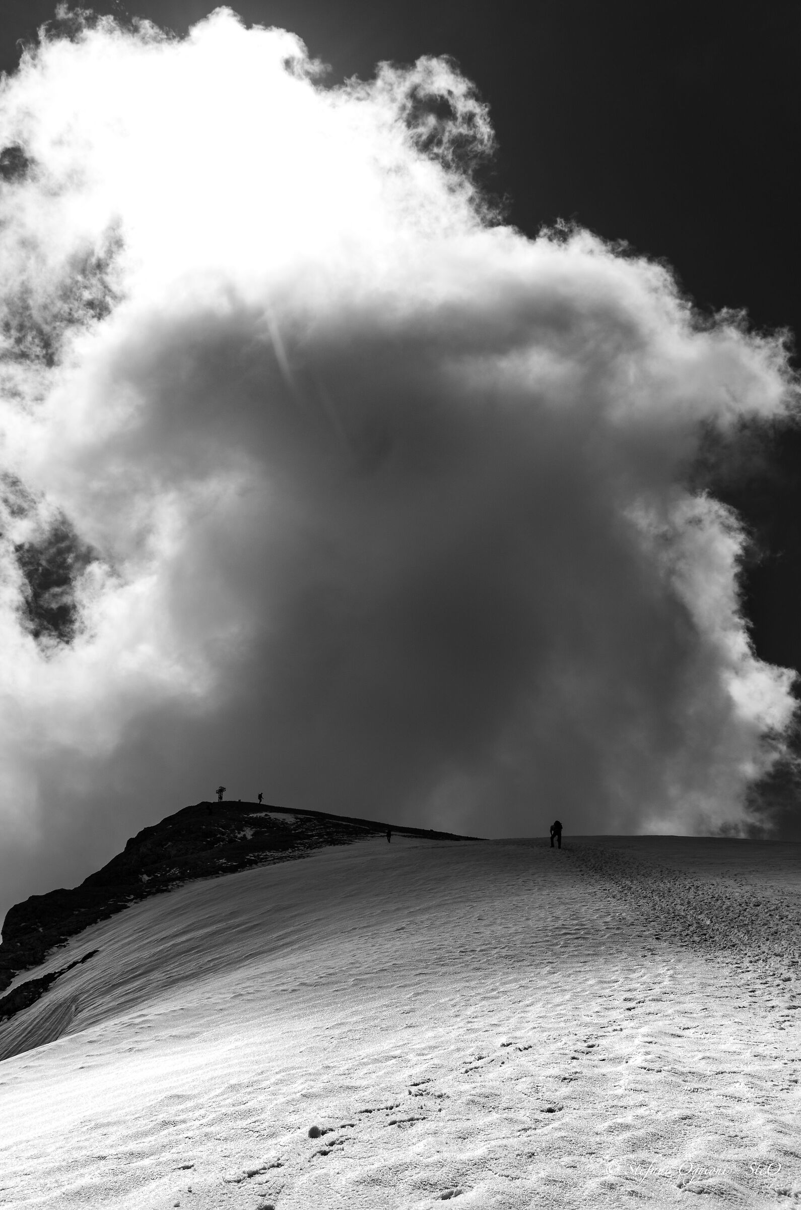 Marmolada, scendendo lungo la "schena del mul"