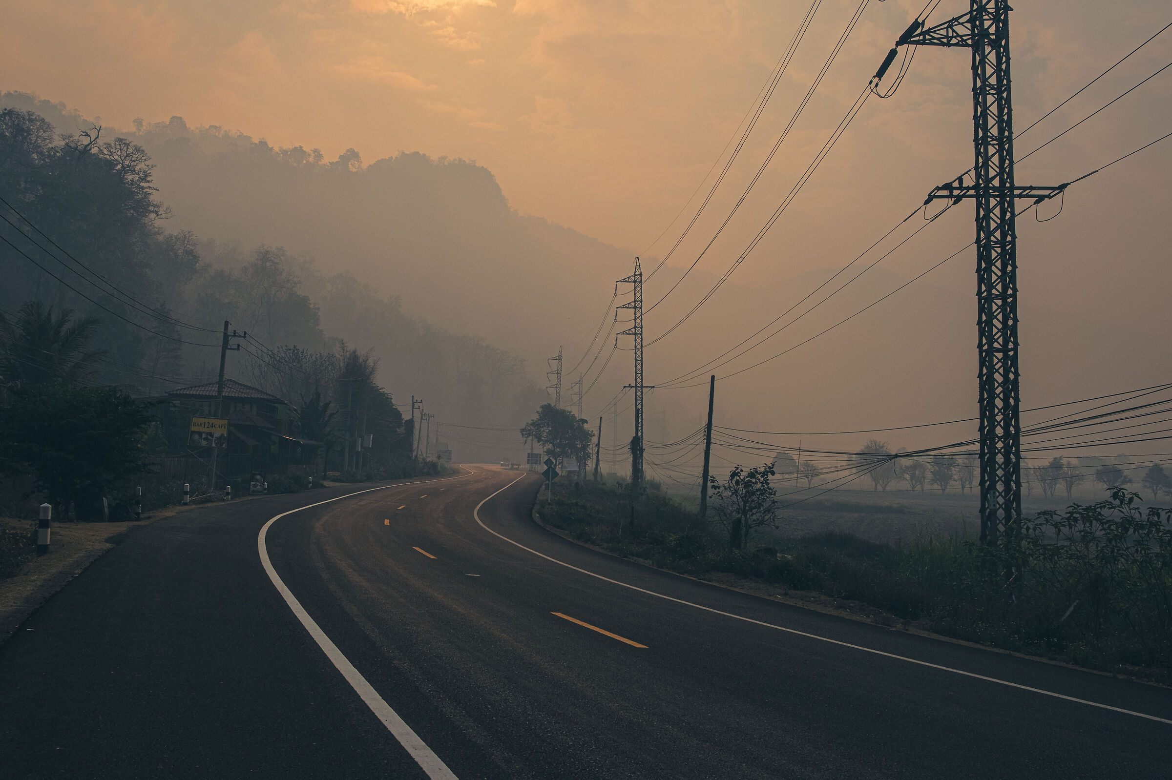 Stagione dei fuochi - Tailandia del nord
