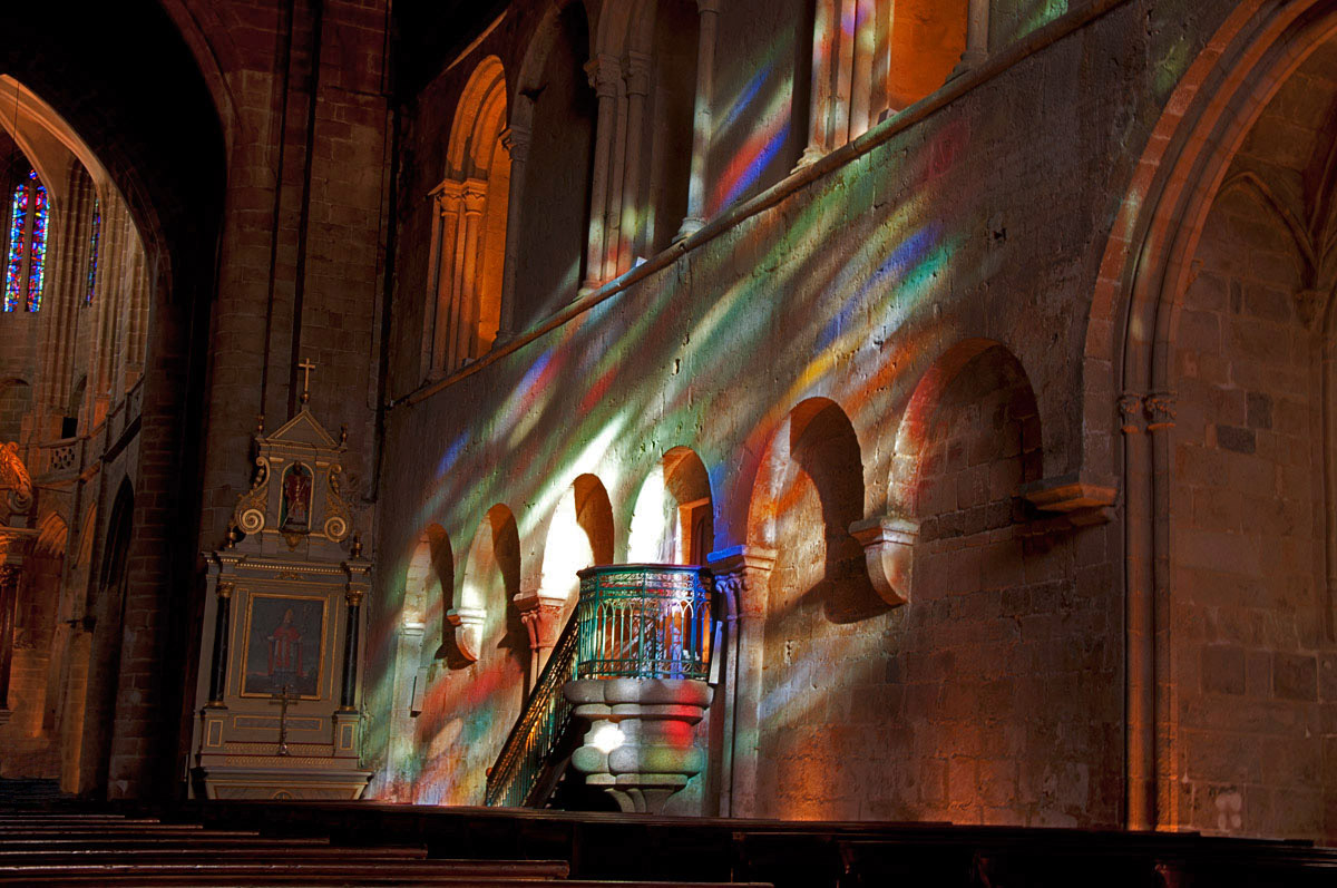 Effects of light in Dinan