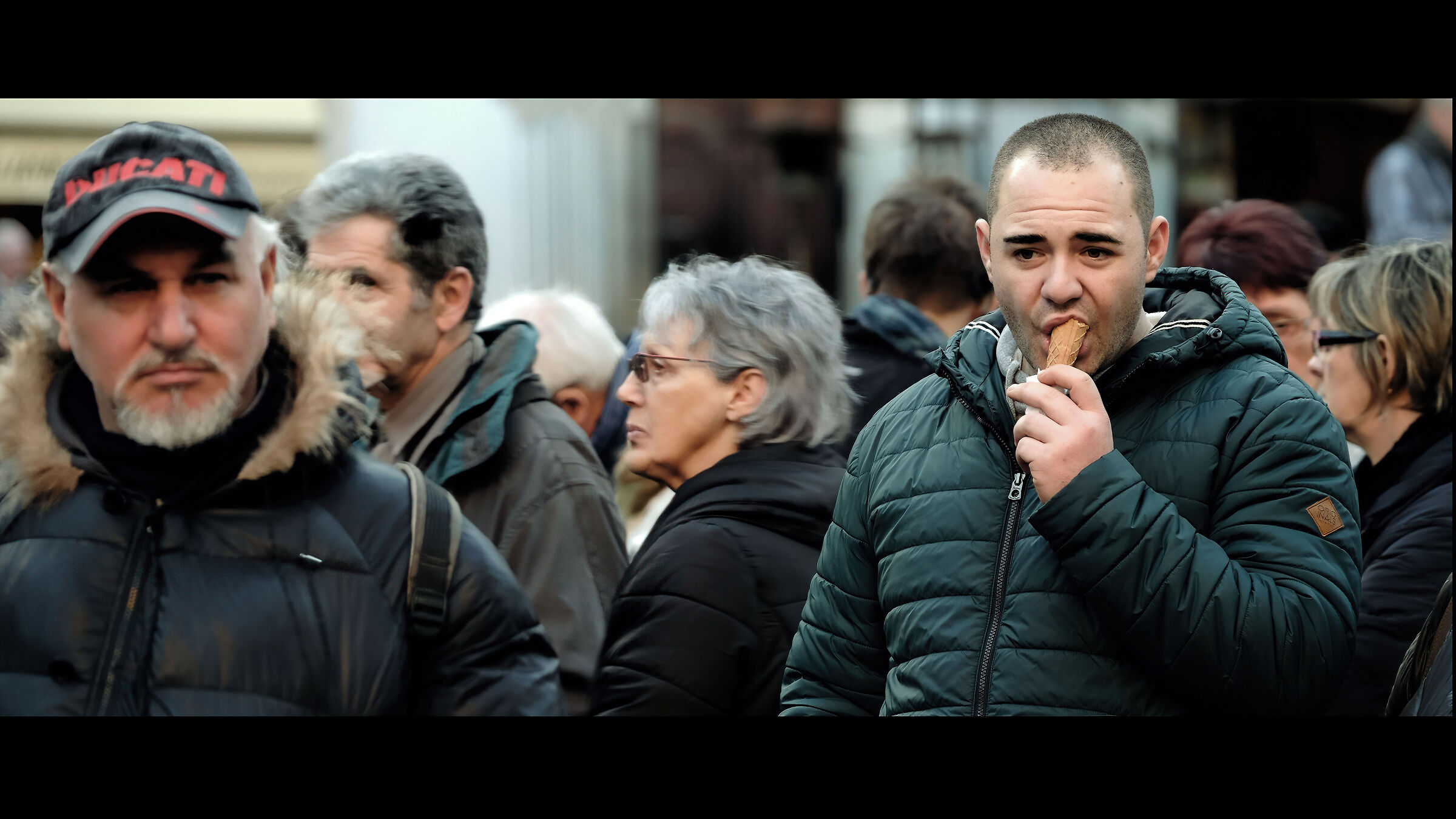 Il gelato è buono anche in inverno