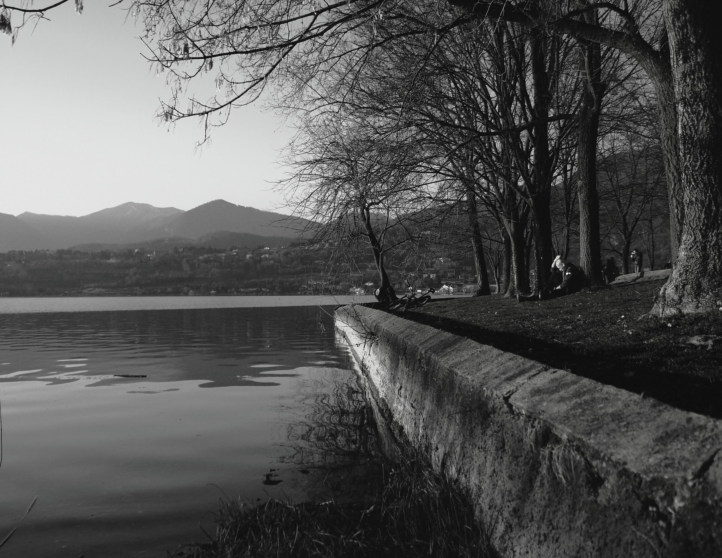lake b&w