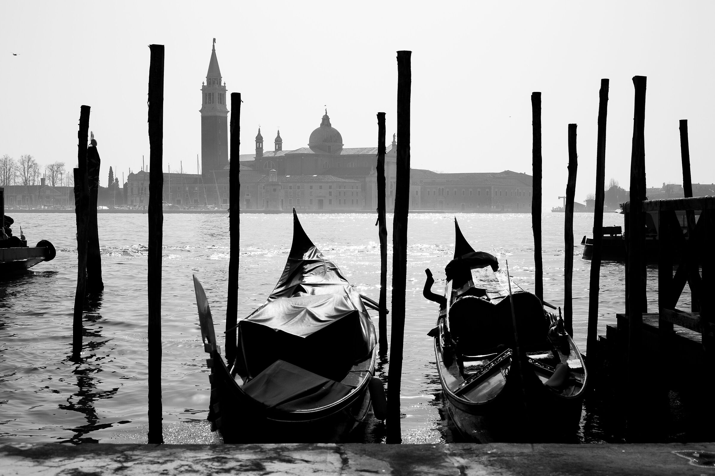 Vedute veneziane in bianco e nero