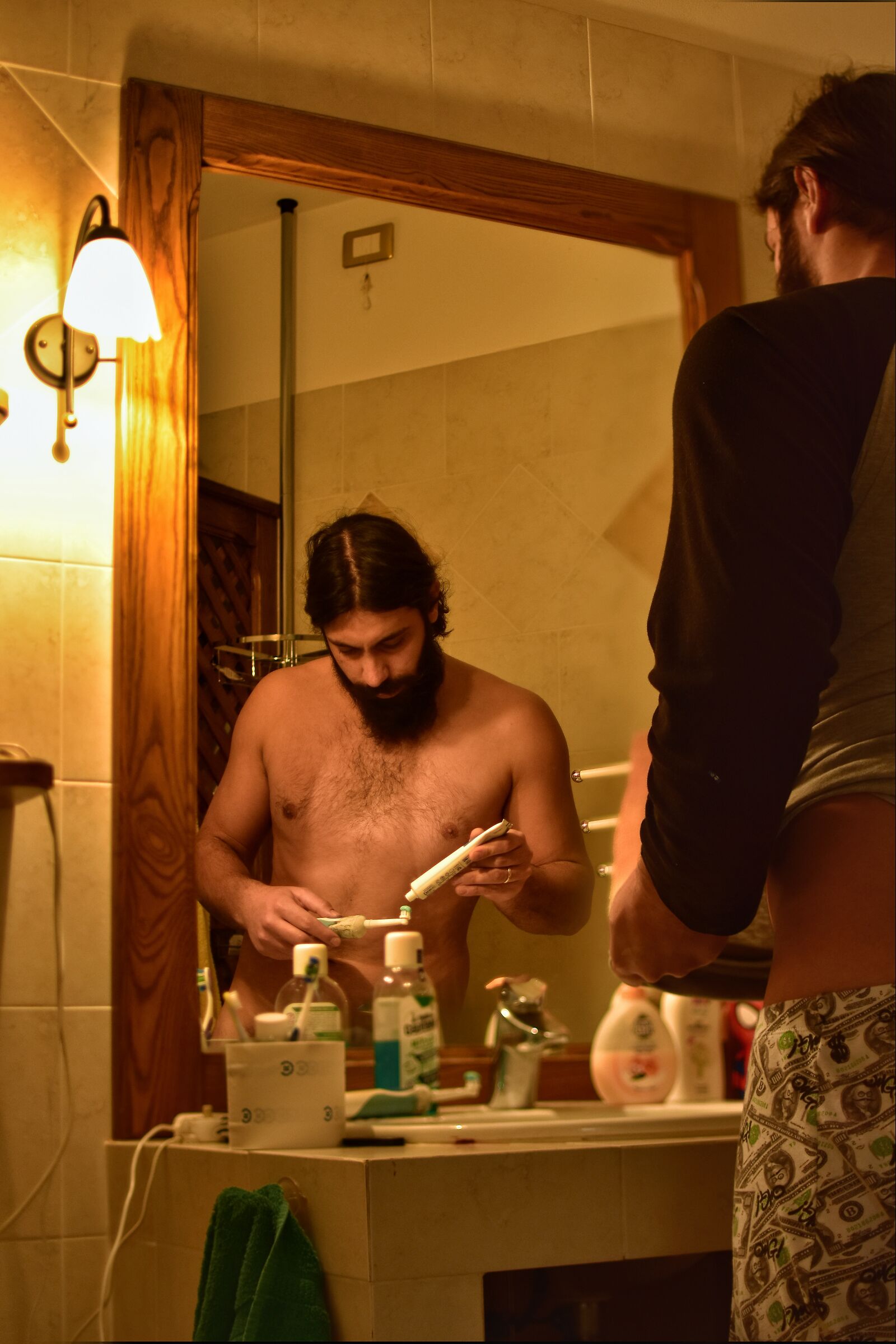 Preparativi per la notte!