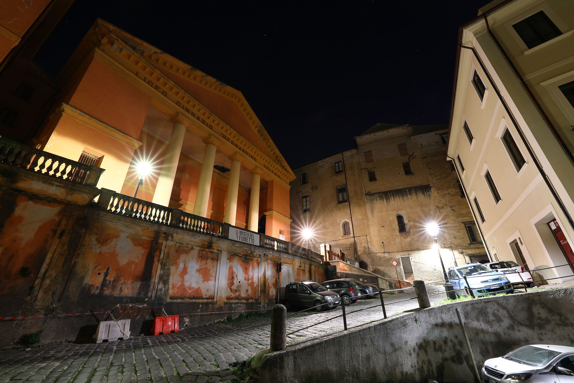 Night before exams... (ancient gymnasium high school)