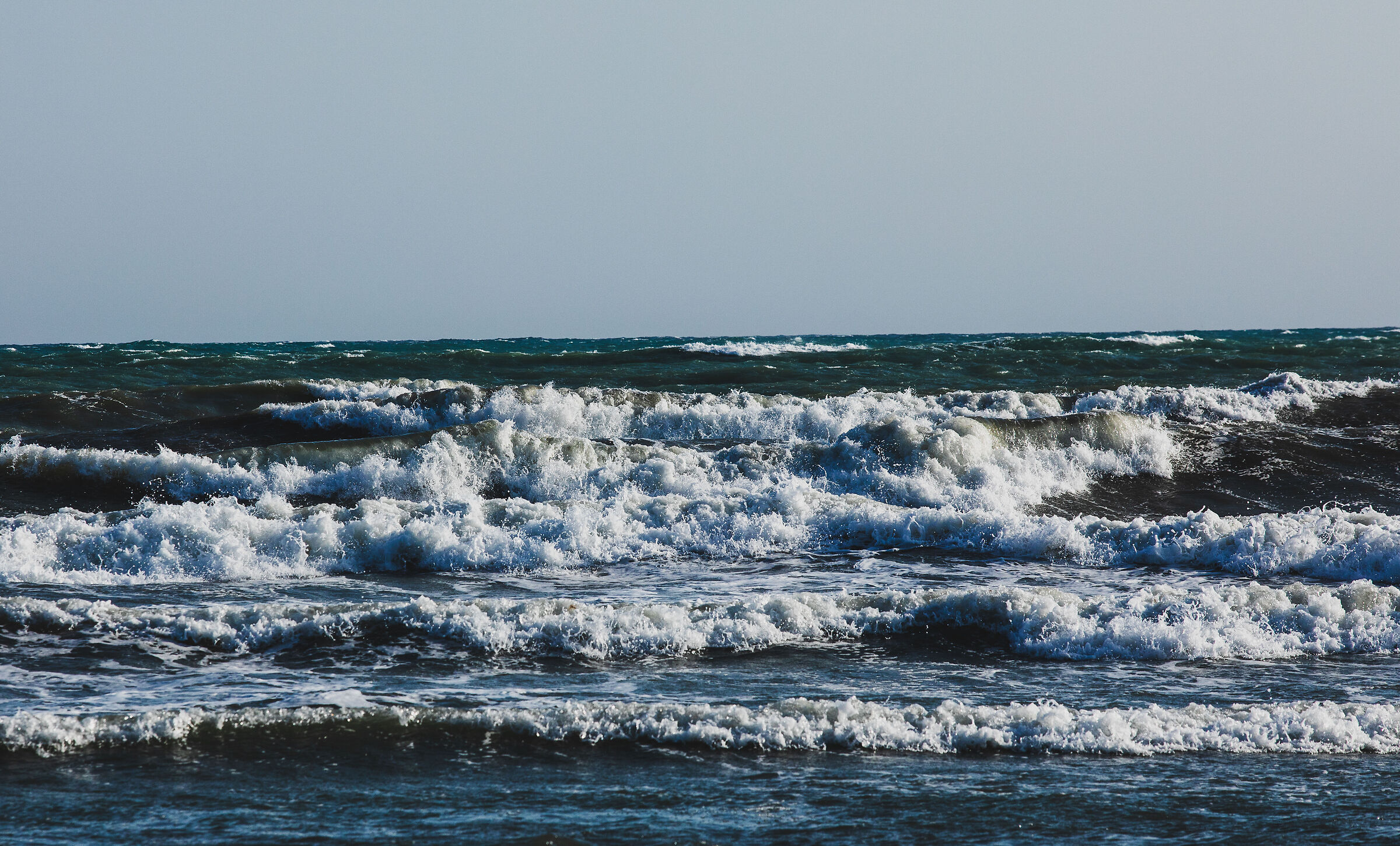 Stormy sea