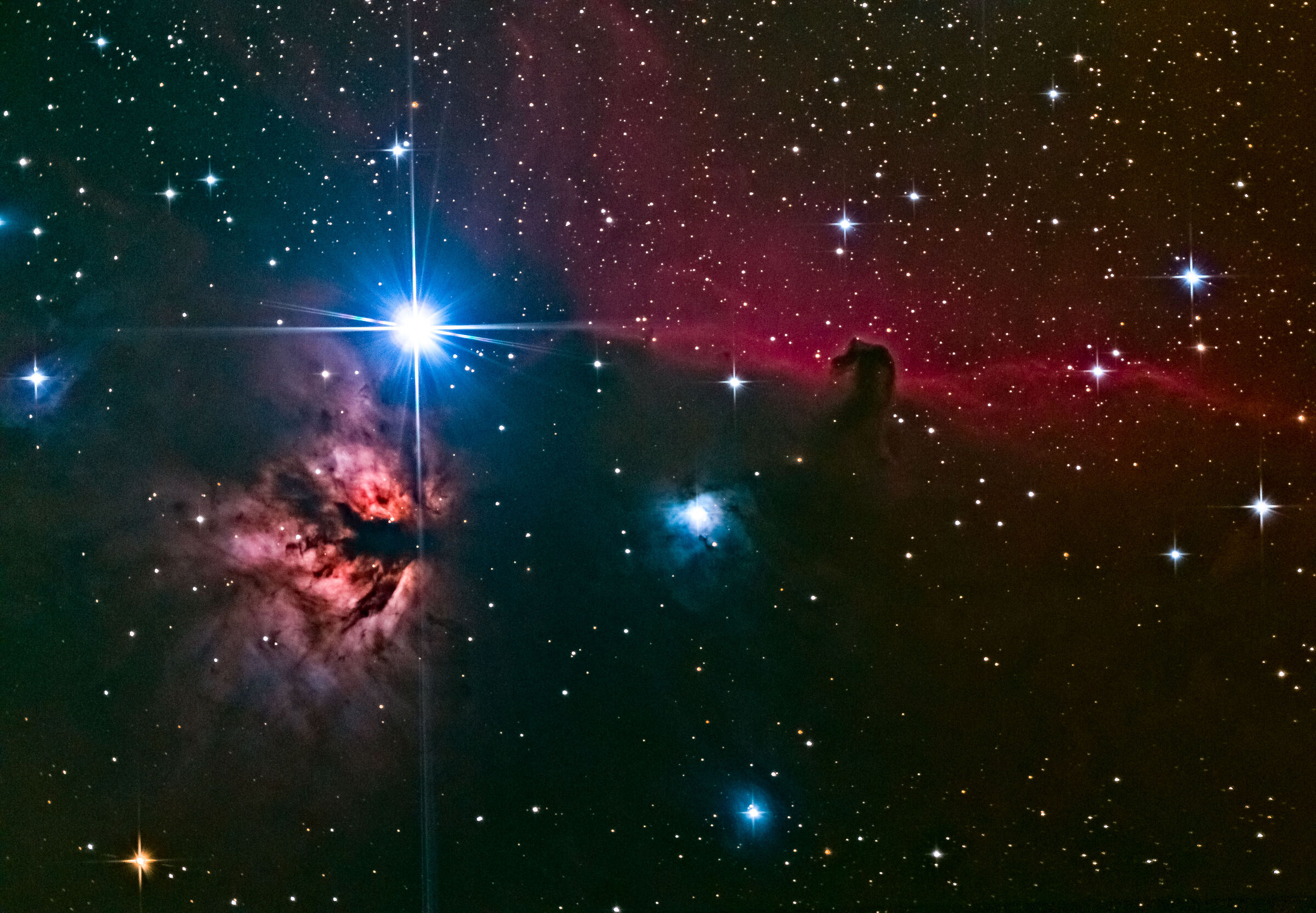Nebulosa Fiamma & testa di cavallo