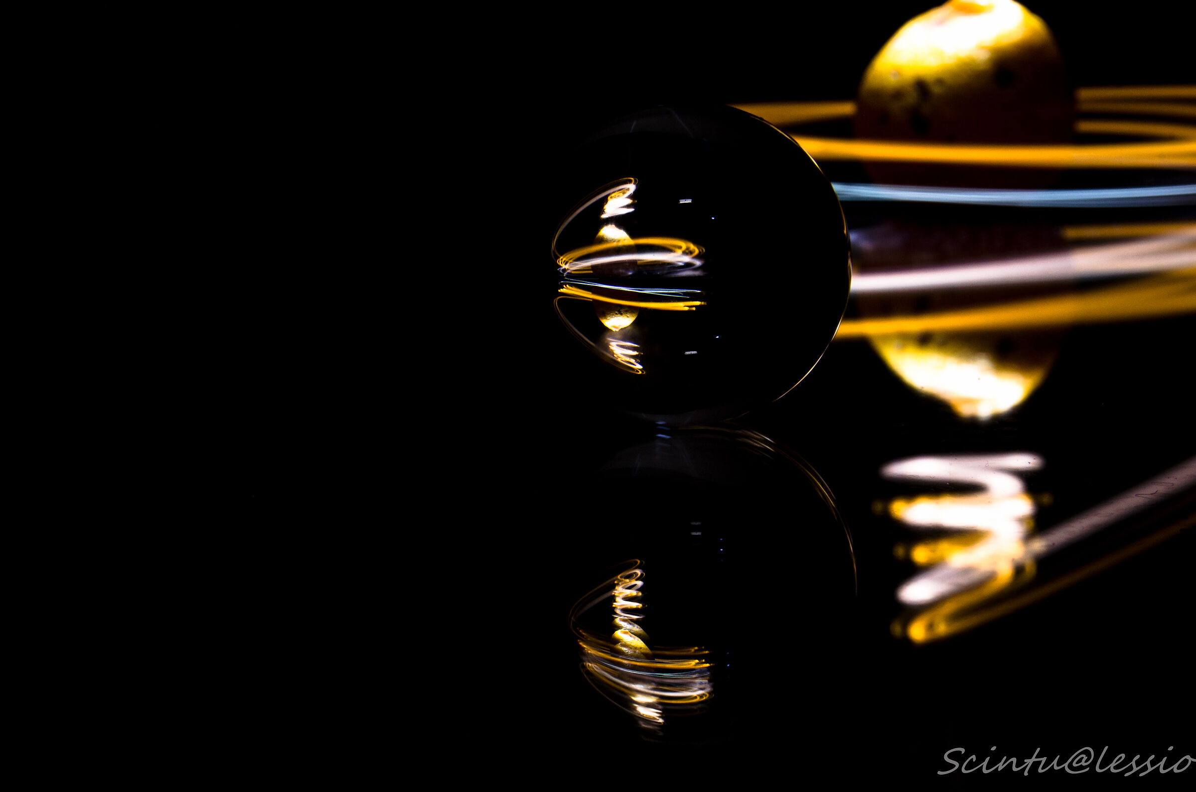 Light painting sferica