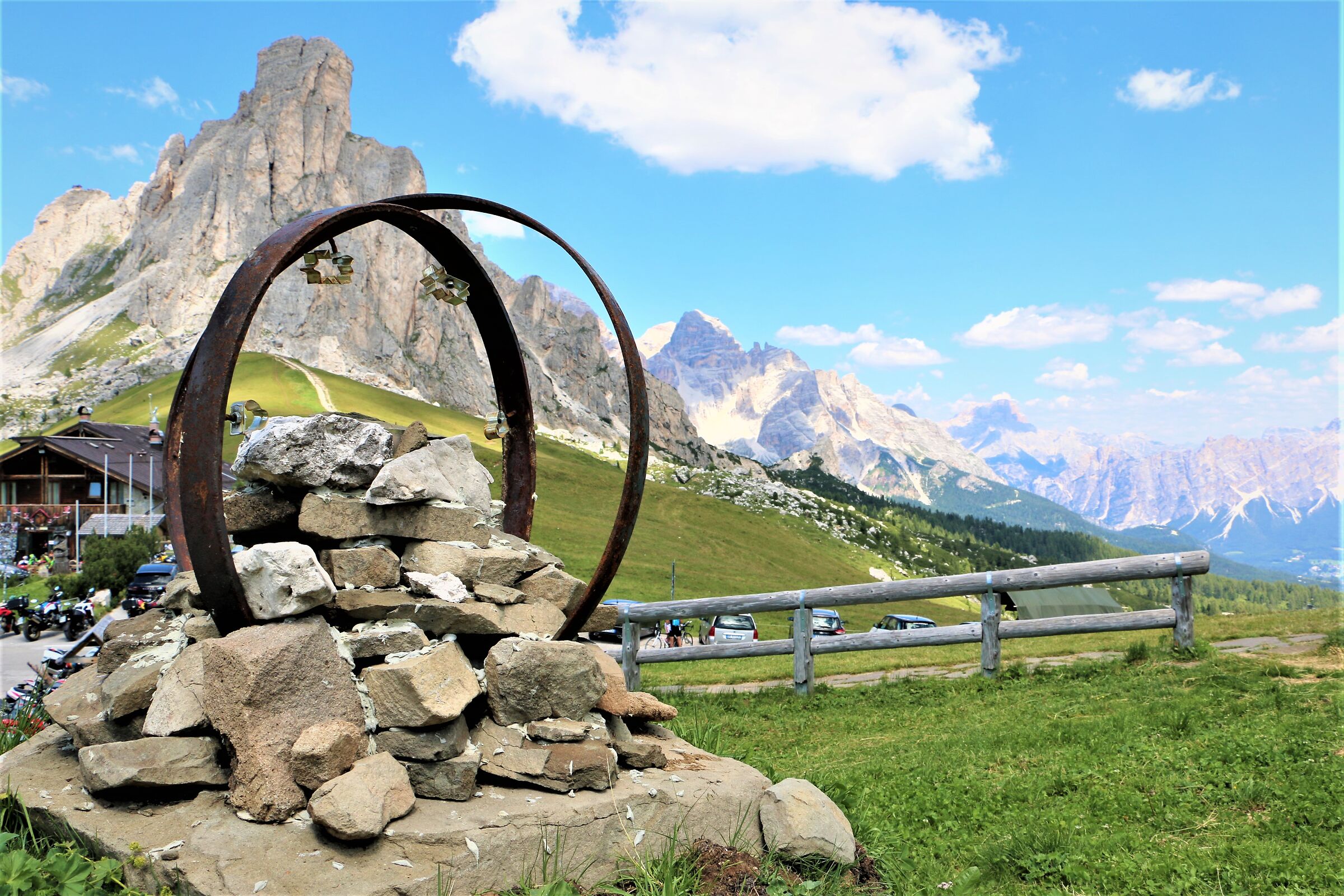 At giau pass...........