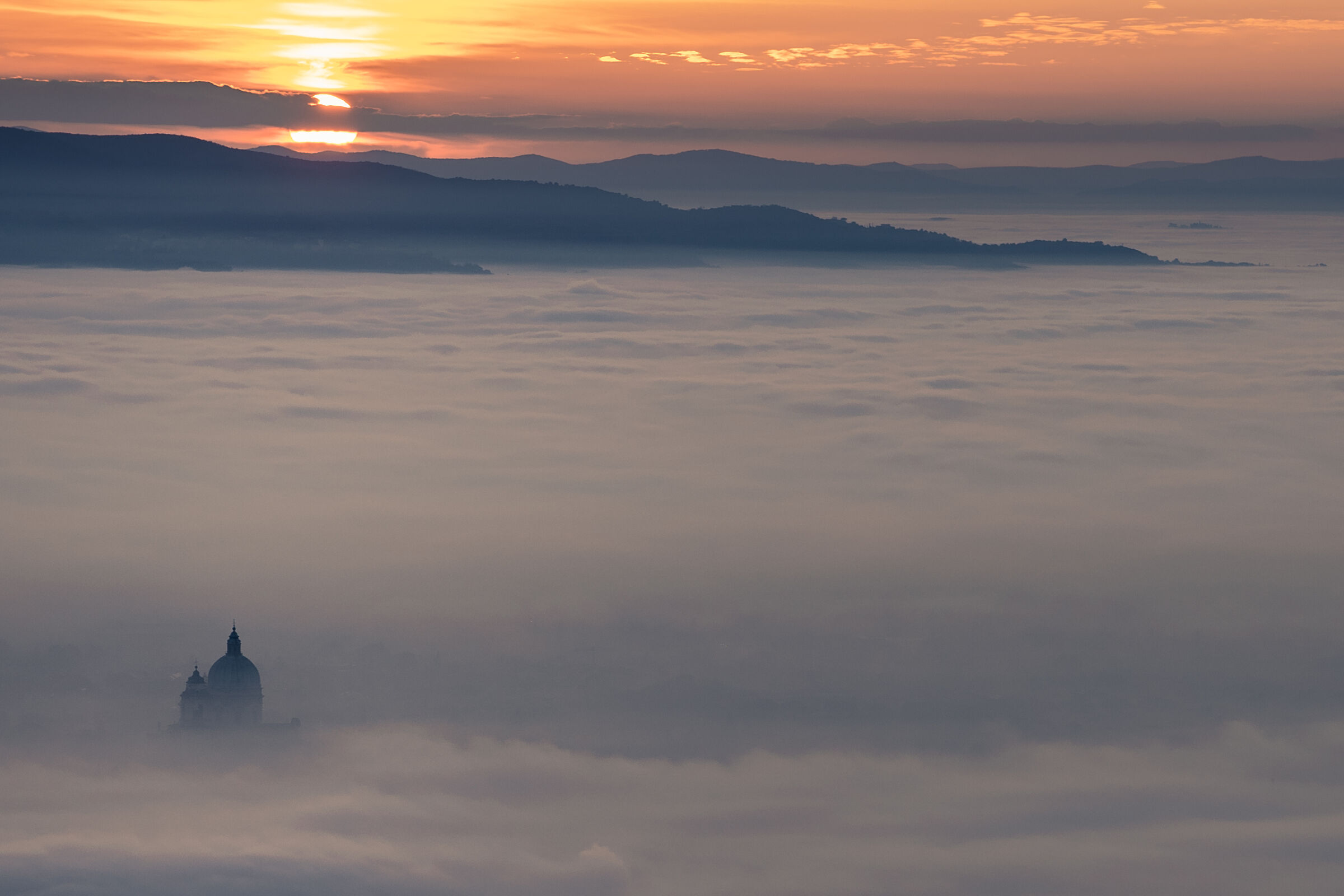 Assisi and the Fog
