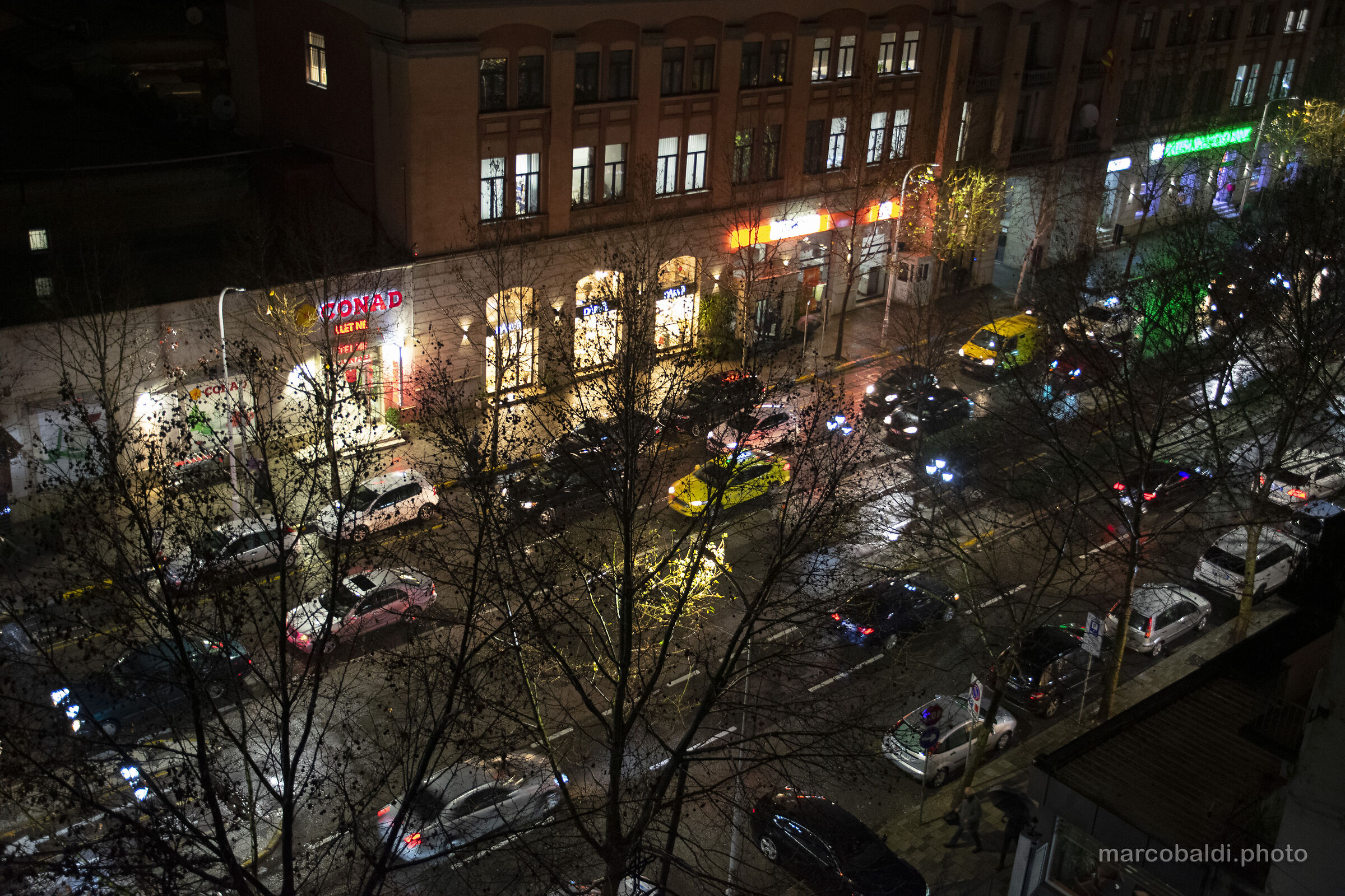 Tirana at night