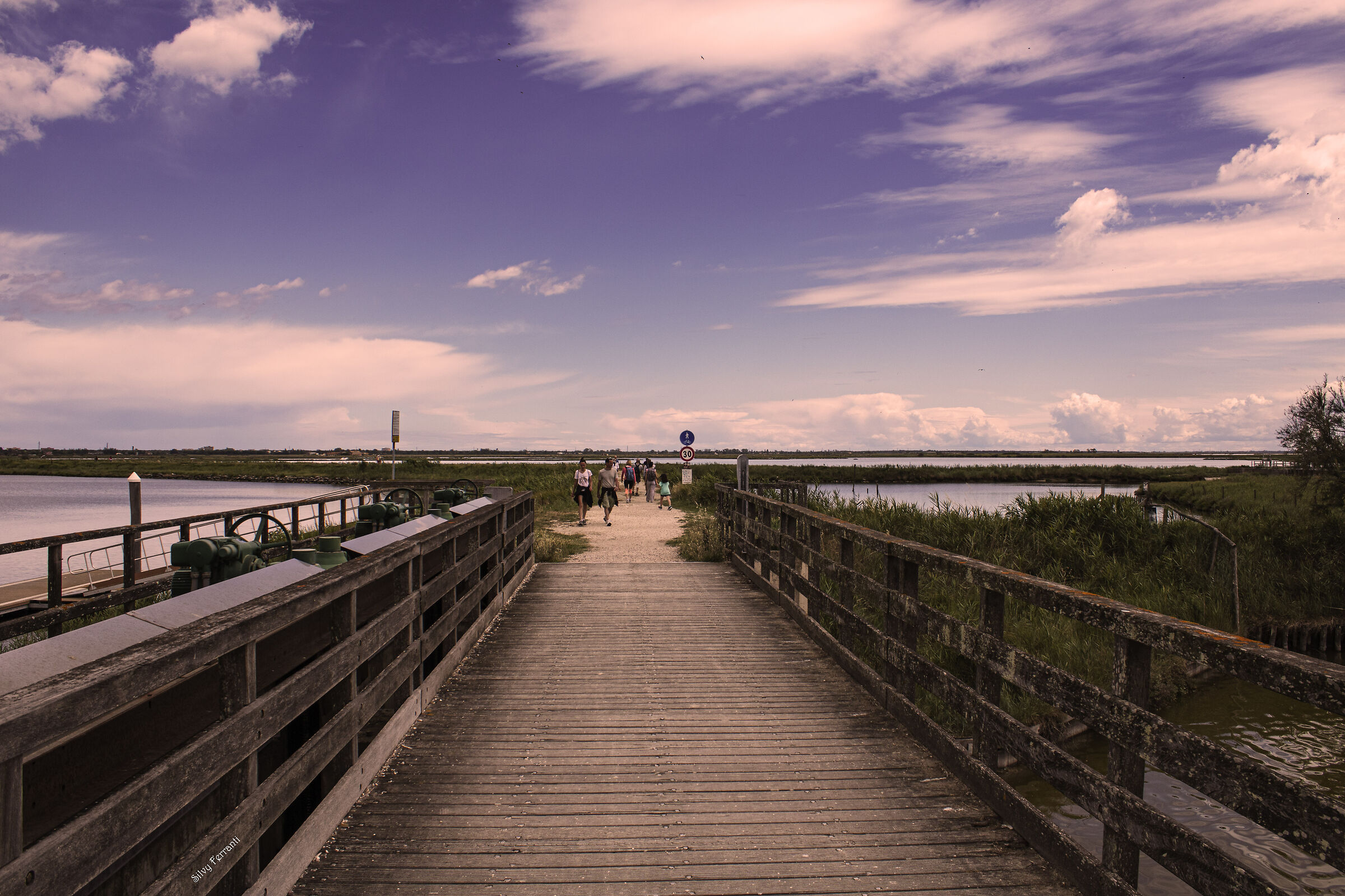 sul pontile di Comacchio
