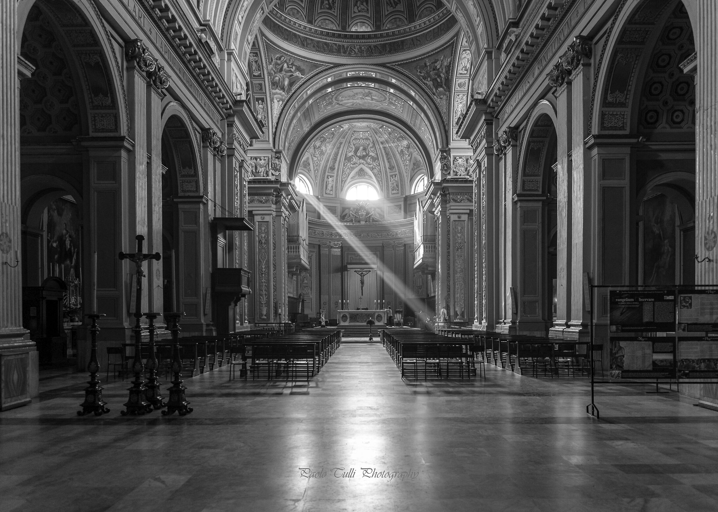 Cattedrale Subiaco (Rm) in bn