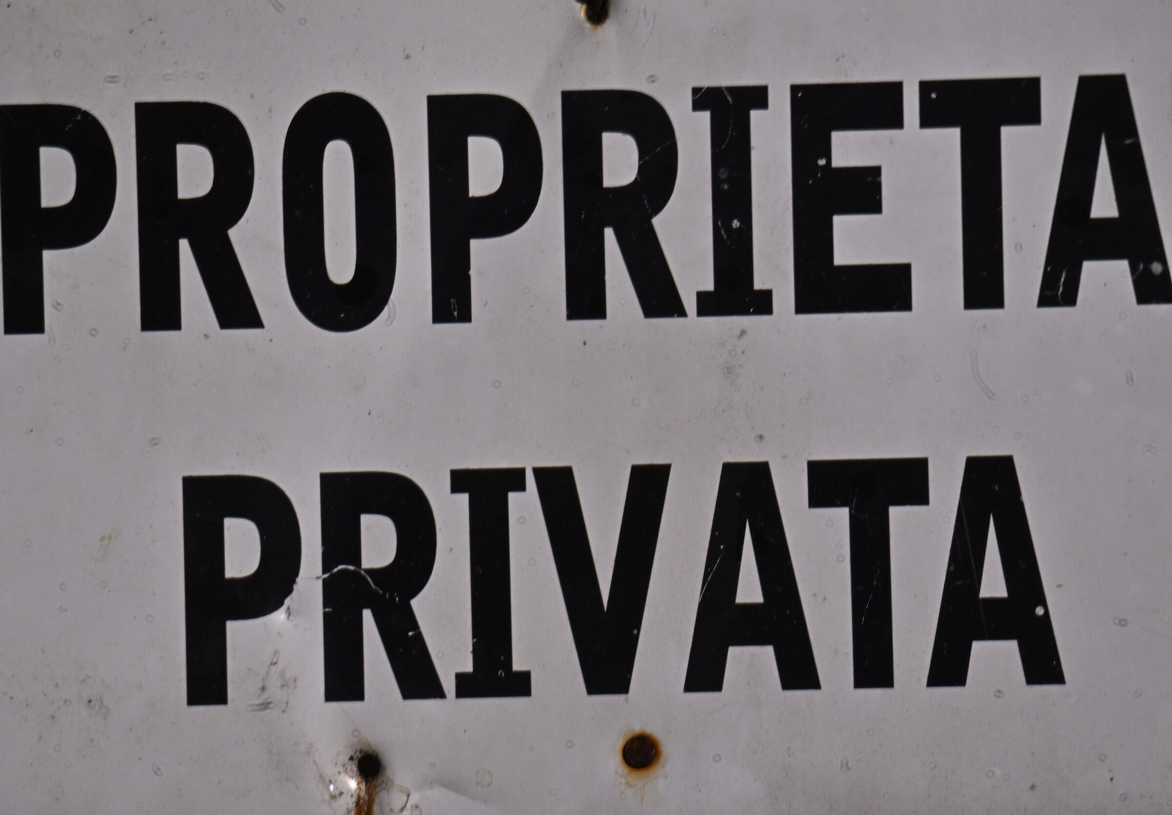 proprieta' privata