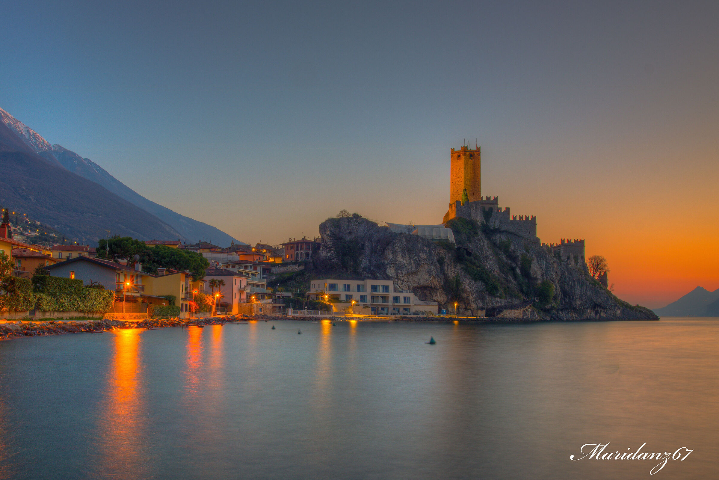 Sunset in Malcesine (VR)