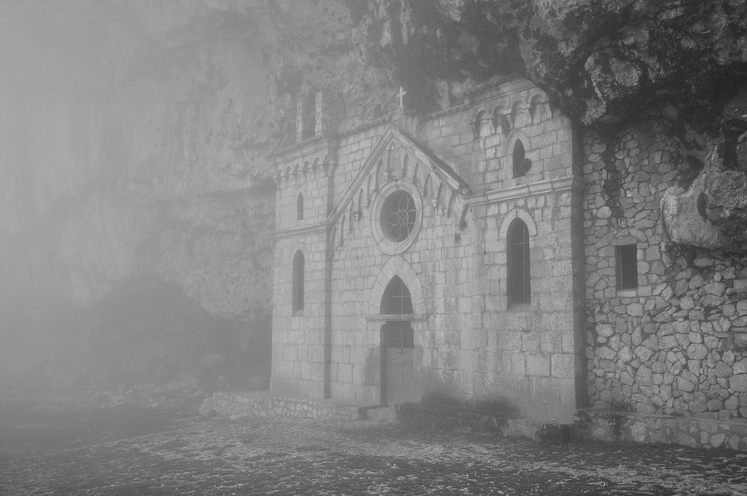 The Hermitage in the Fog