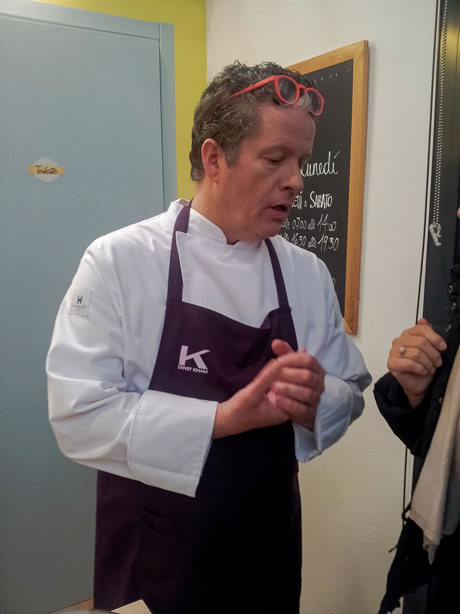 Famous pastry chef Ernst Knam 30/11/2015
