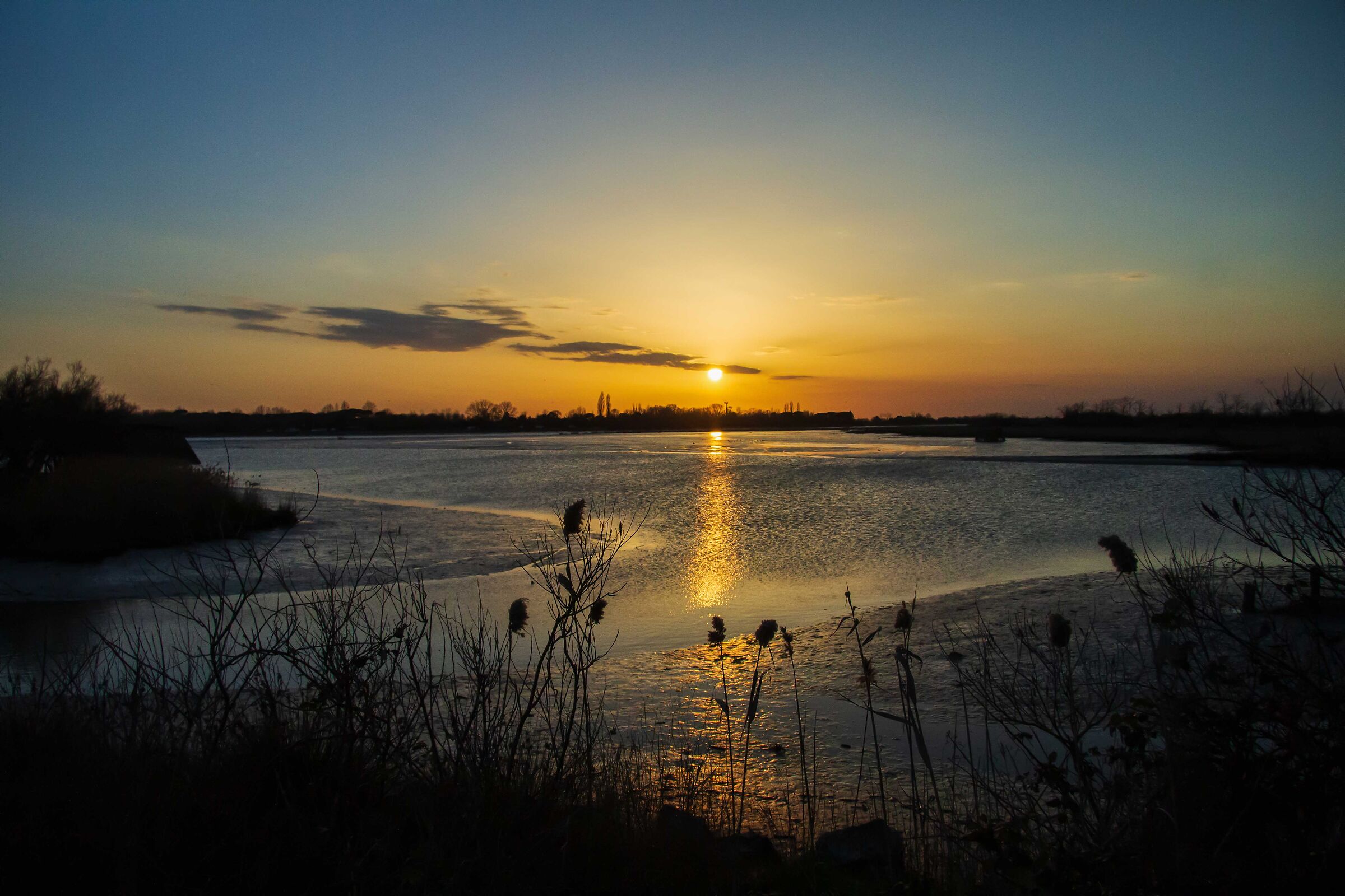 Sunset in Vallevecchia