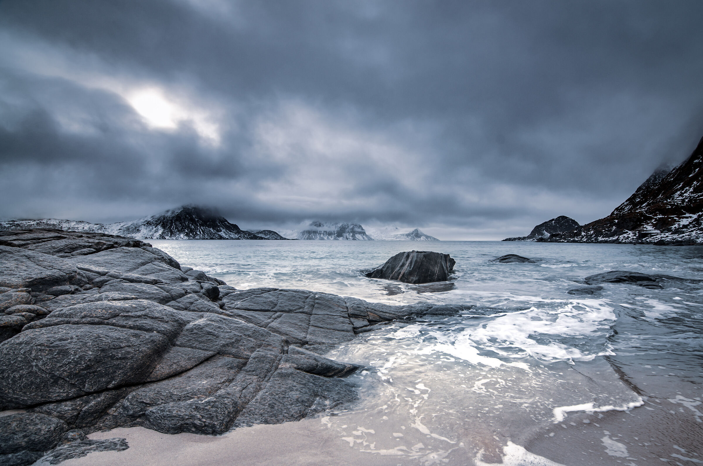 Haukland beach, Lofoten, Norway