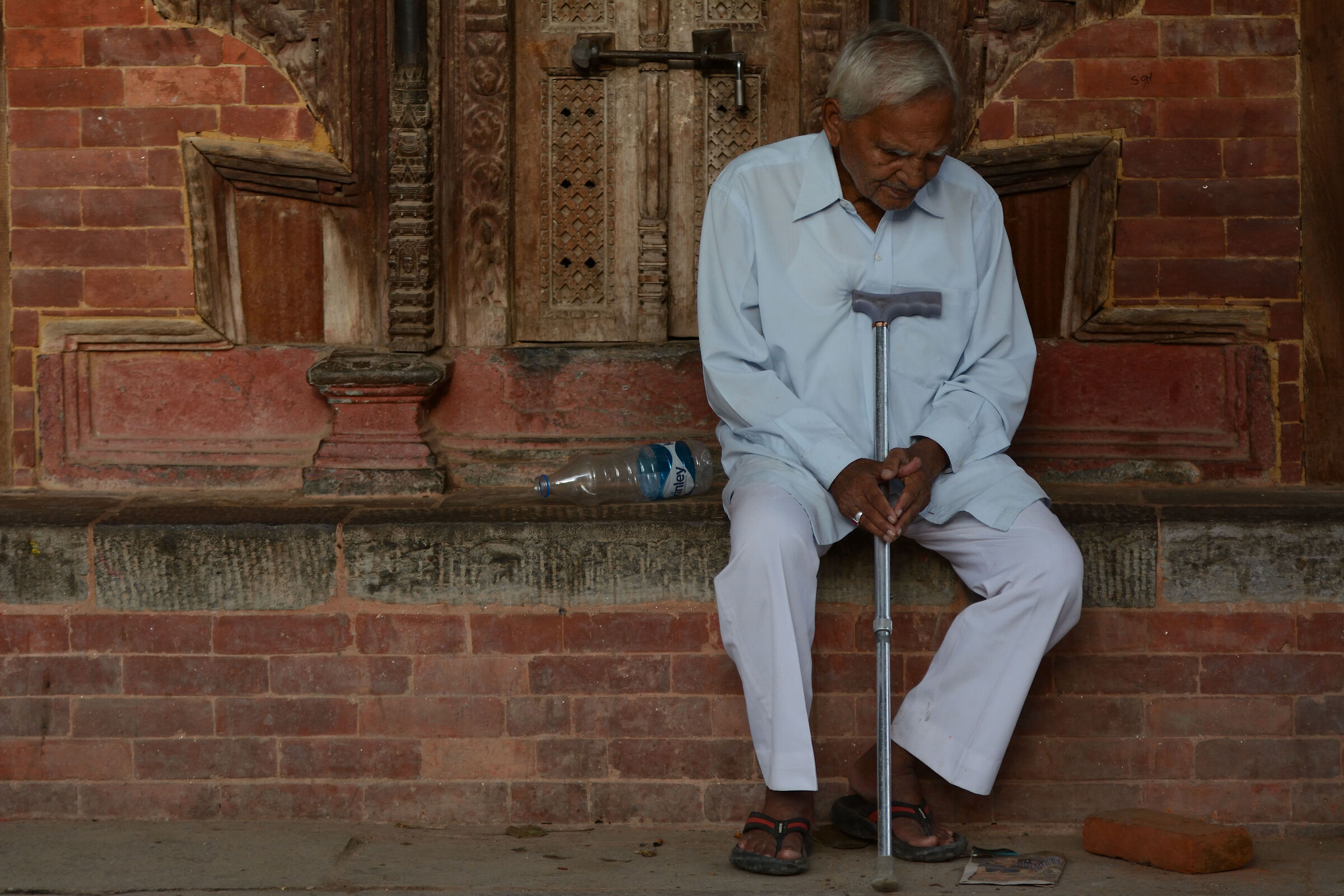 Elder in Patan, ancient capital of the Kingdom of Nepal