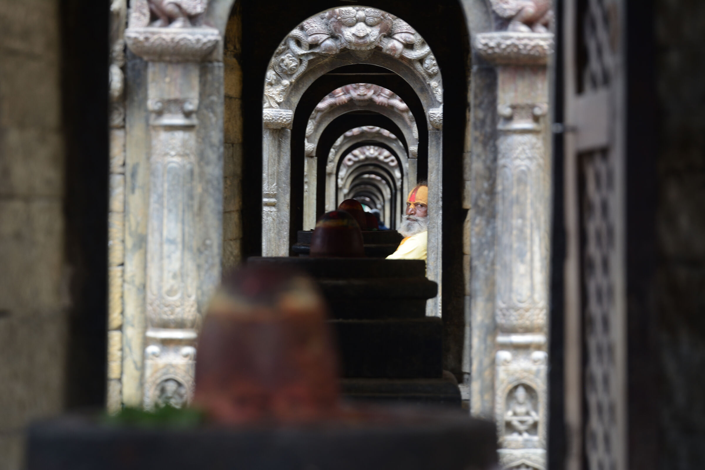 Sadu at the Hindu temple in Pashupatinath, Kathmandu