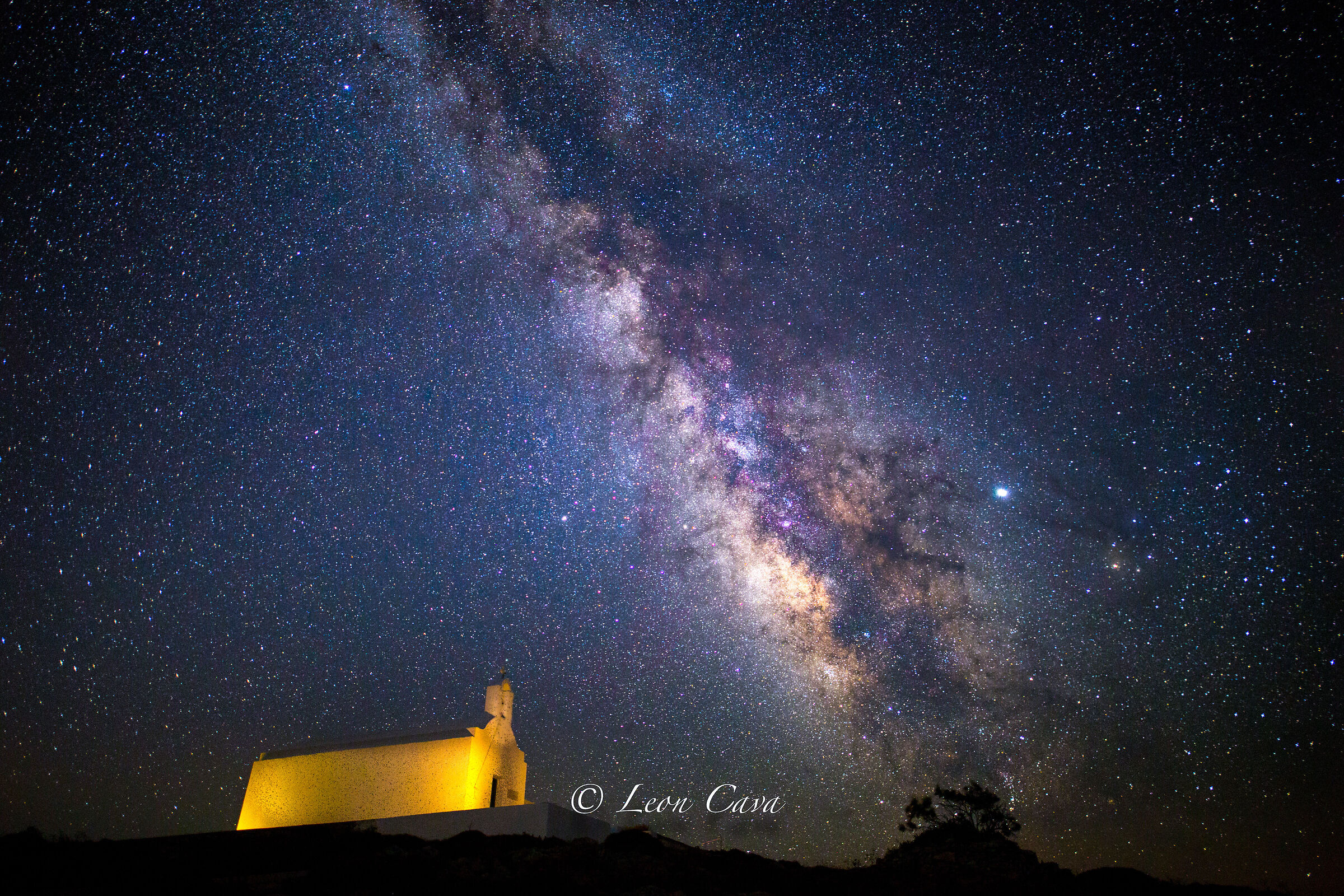 Milky way in Folegandros