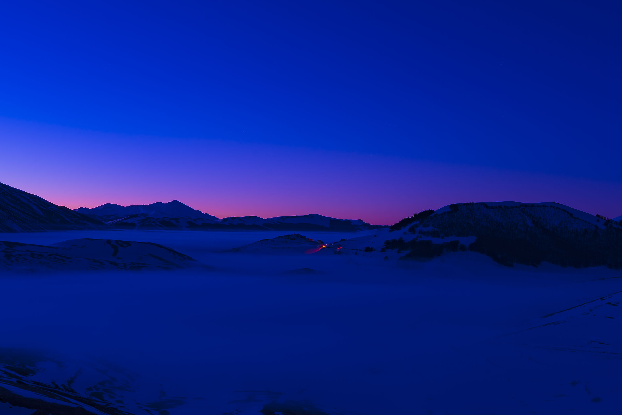Alba a Castelluccio