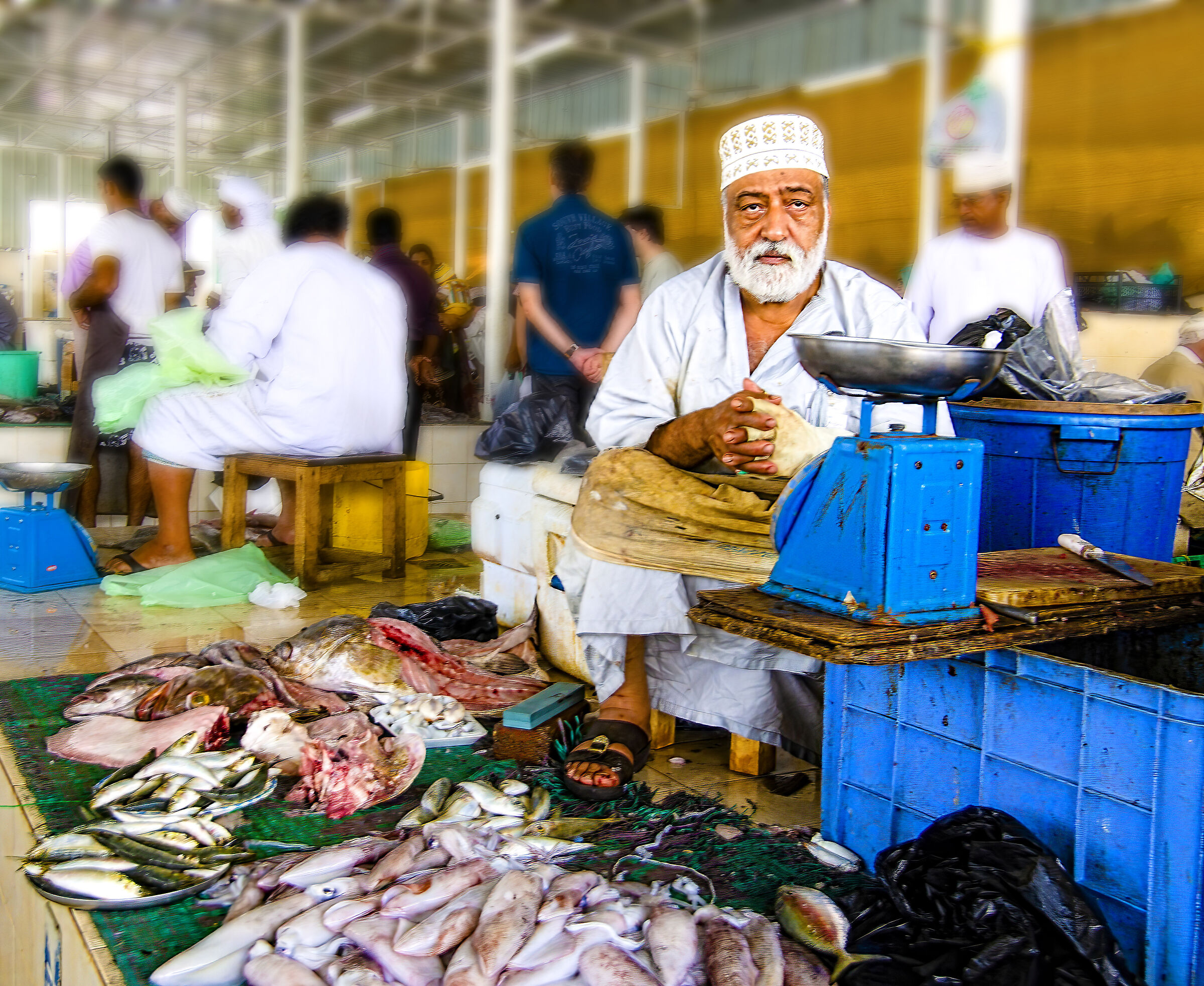 At the Mascate Fish Market (Oman)