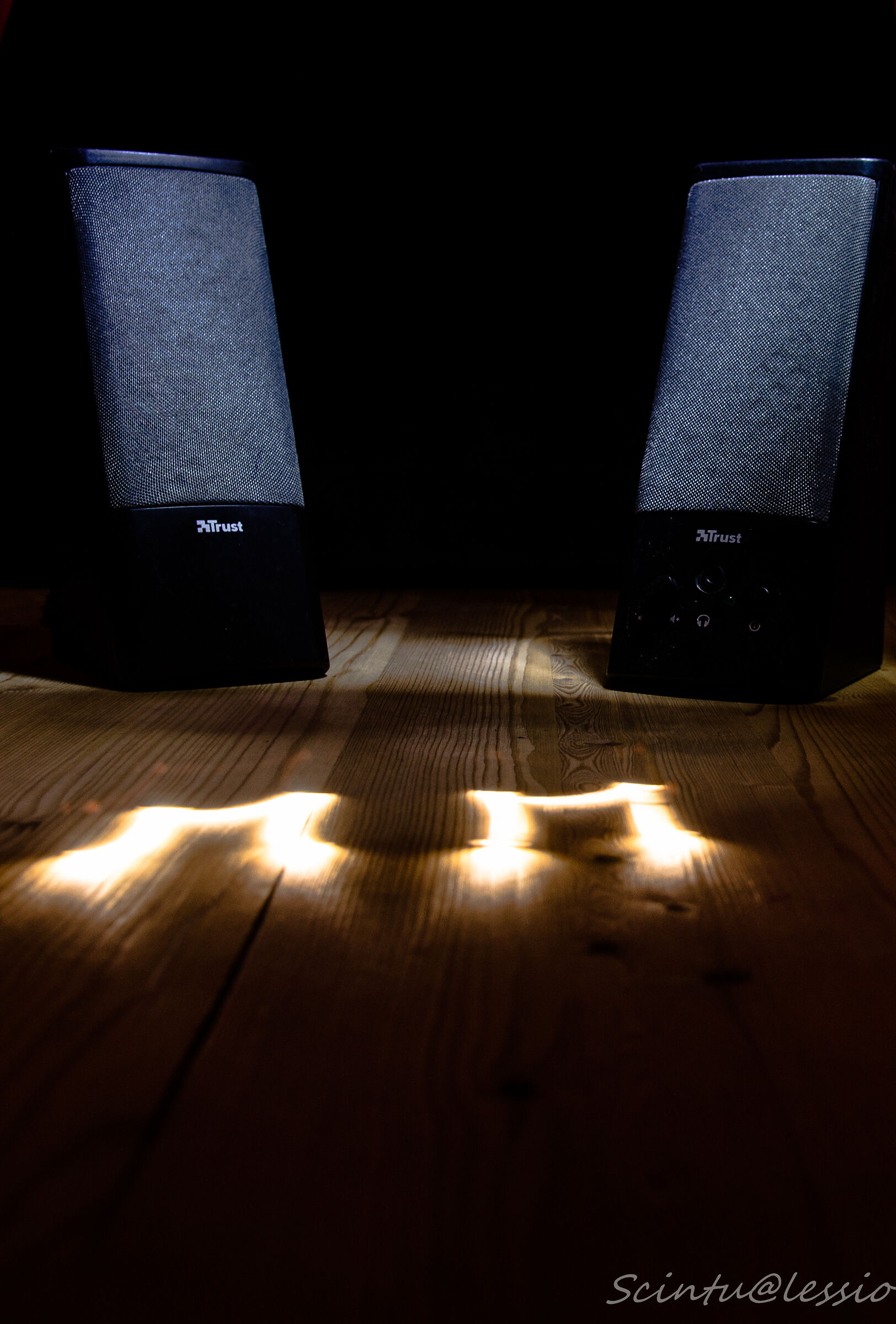 Light painting musicale